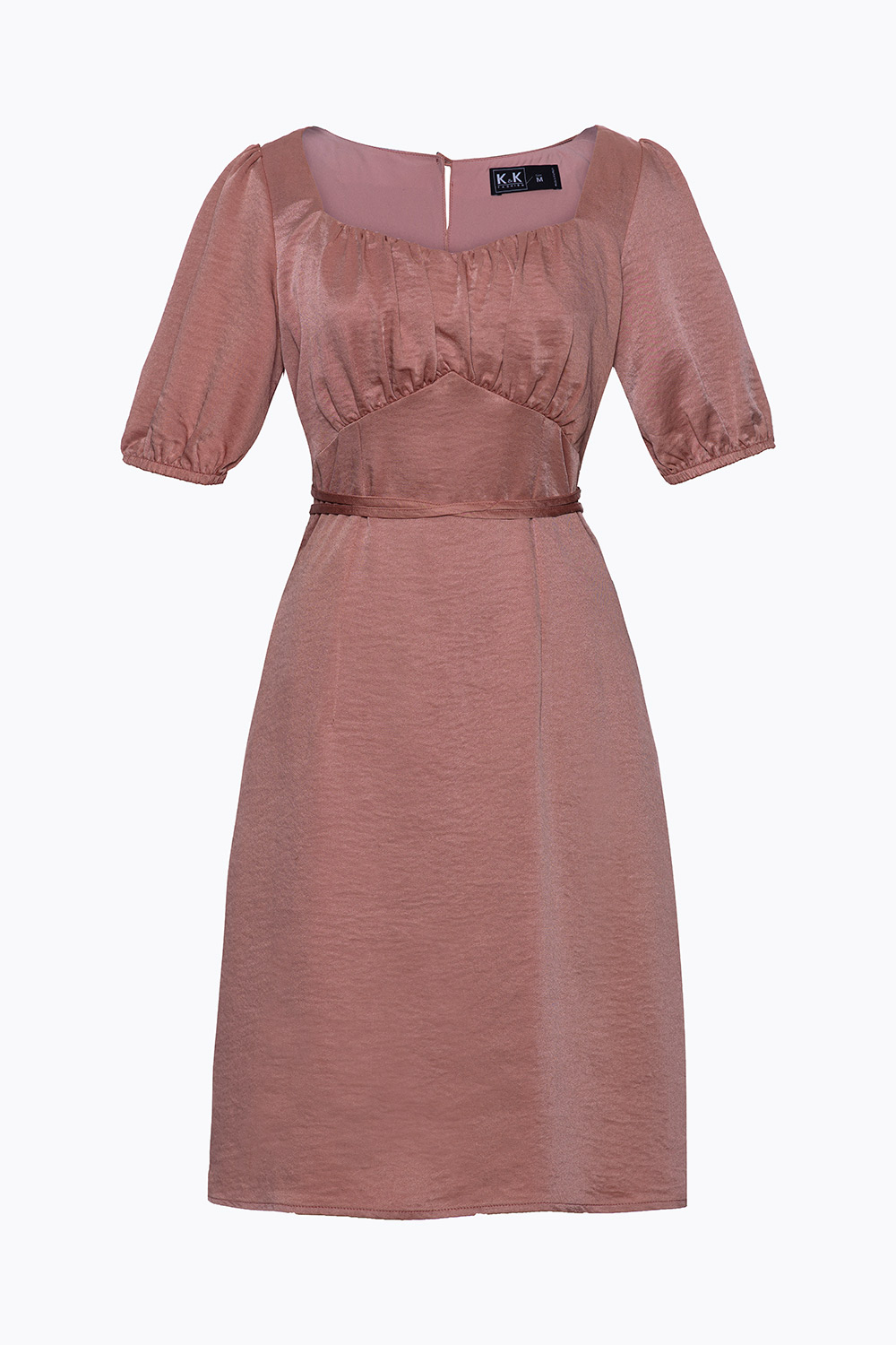 Đầm chữ A cut-out lưng buộc nơ