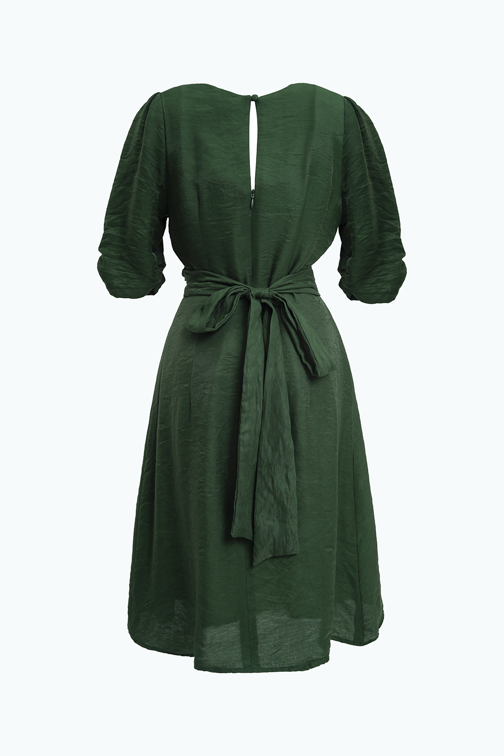 Đầm chữ A cổ V xoắn ngực 