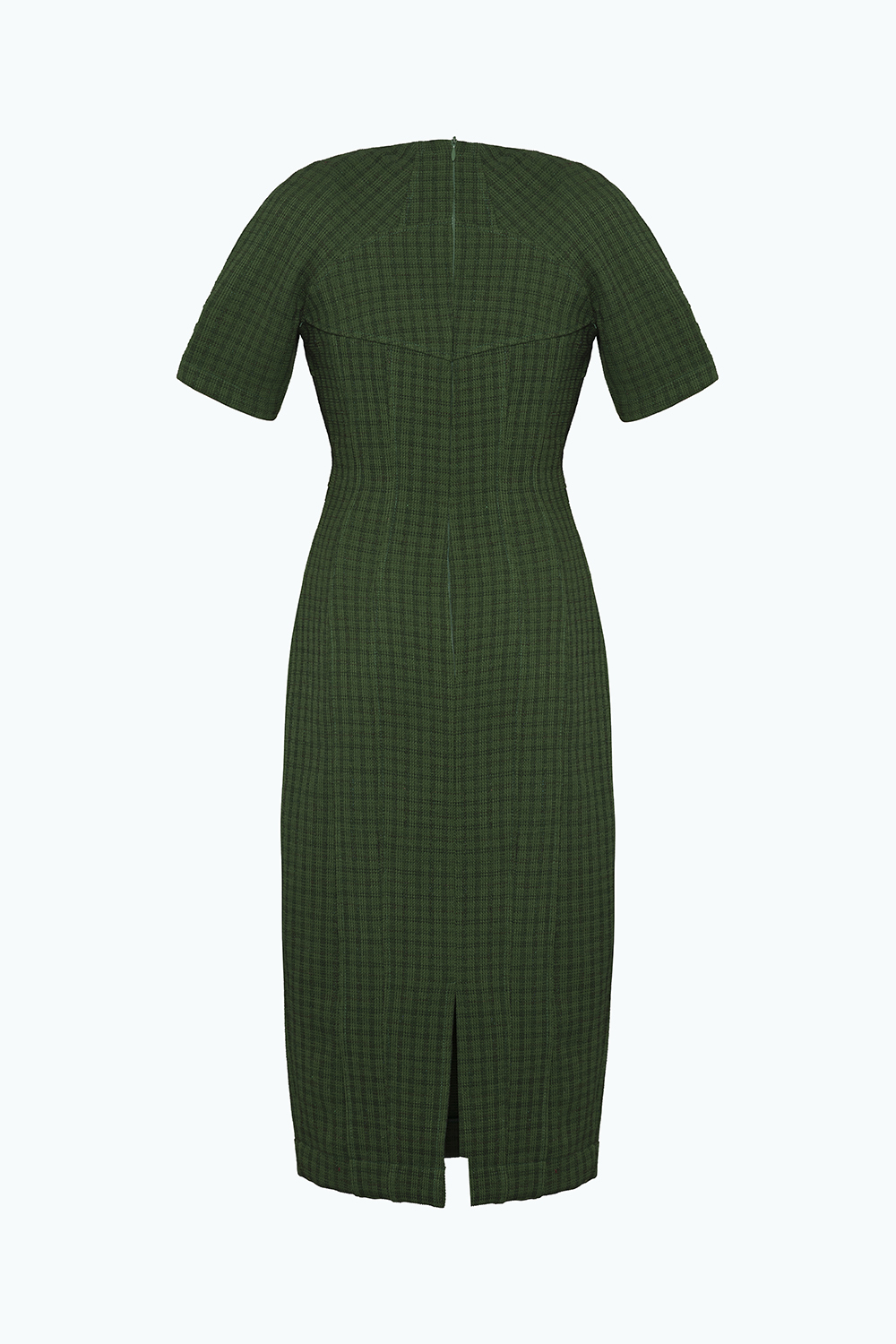 Đầm ôm body phối túi 2 bên 