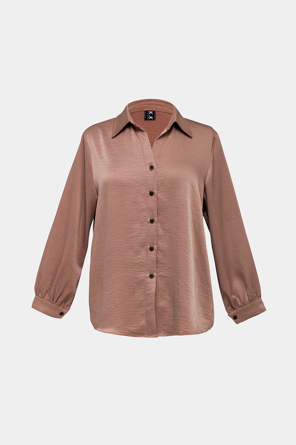 Áo sơ mi lụa tay dài 