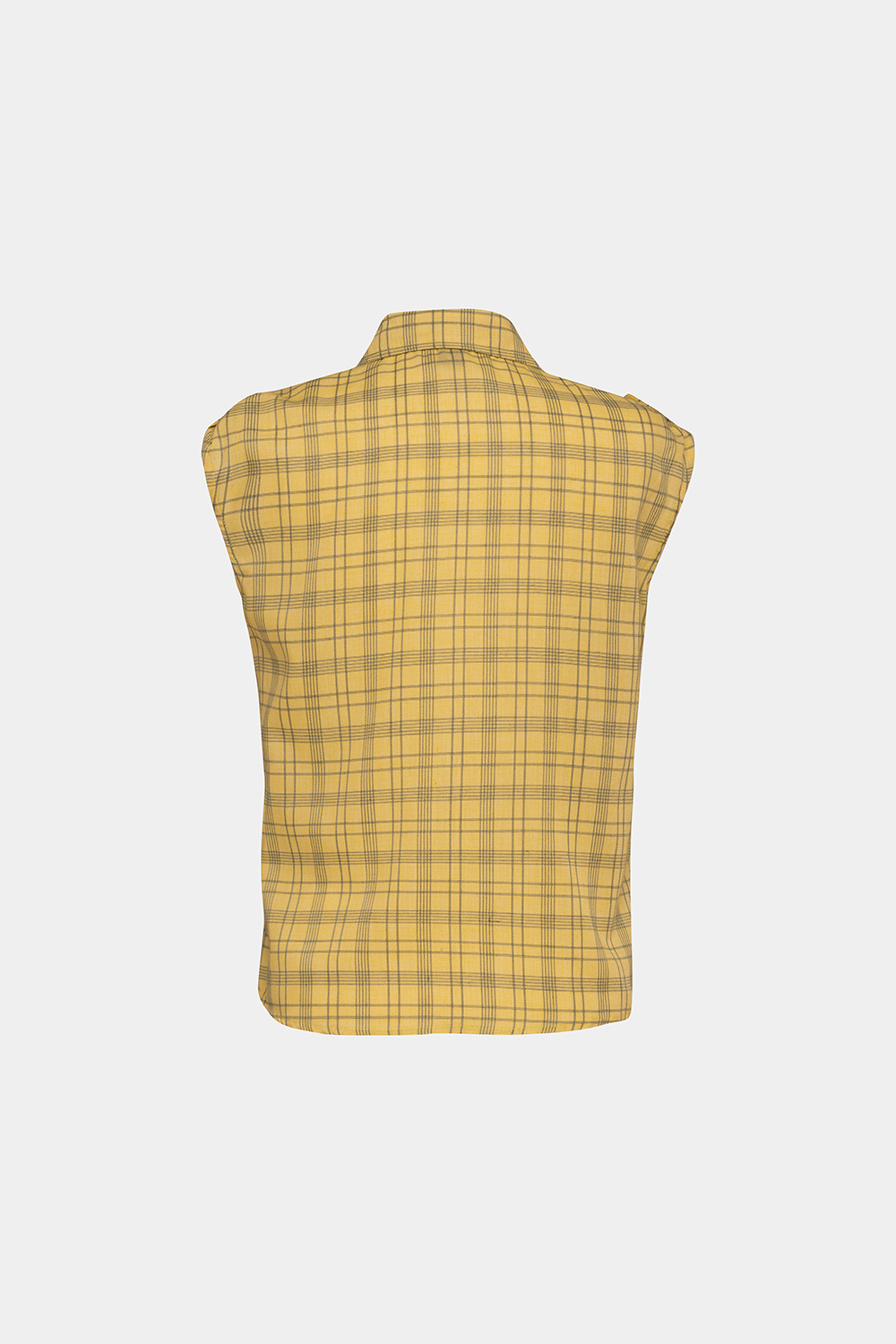 Áo sơ mi caro nhí sát nách 