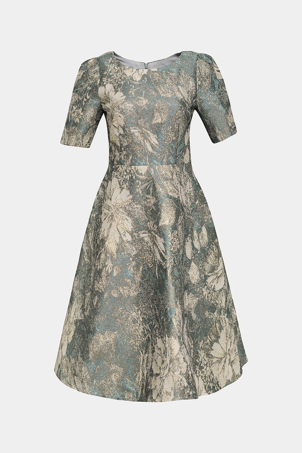 Đầm hoa dự tiệc dáng xòe 