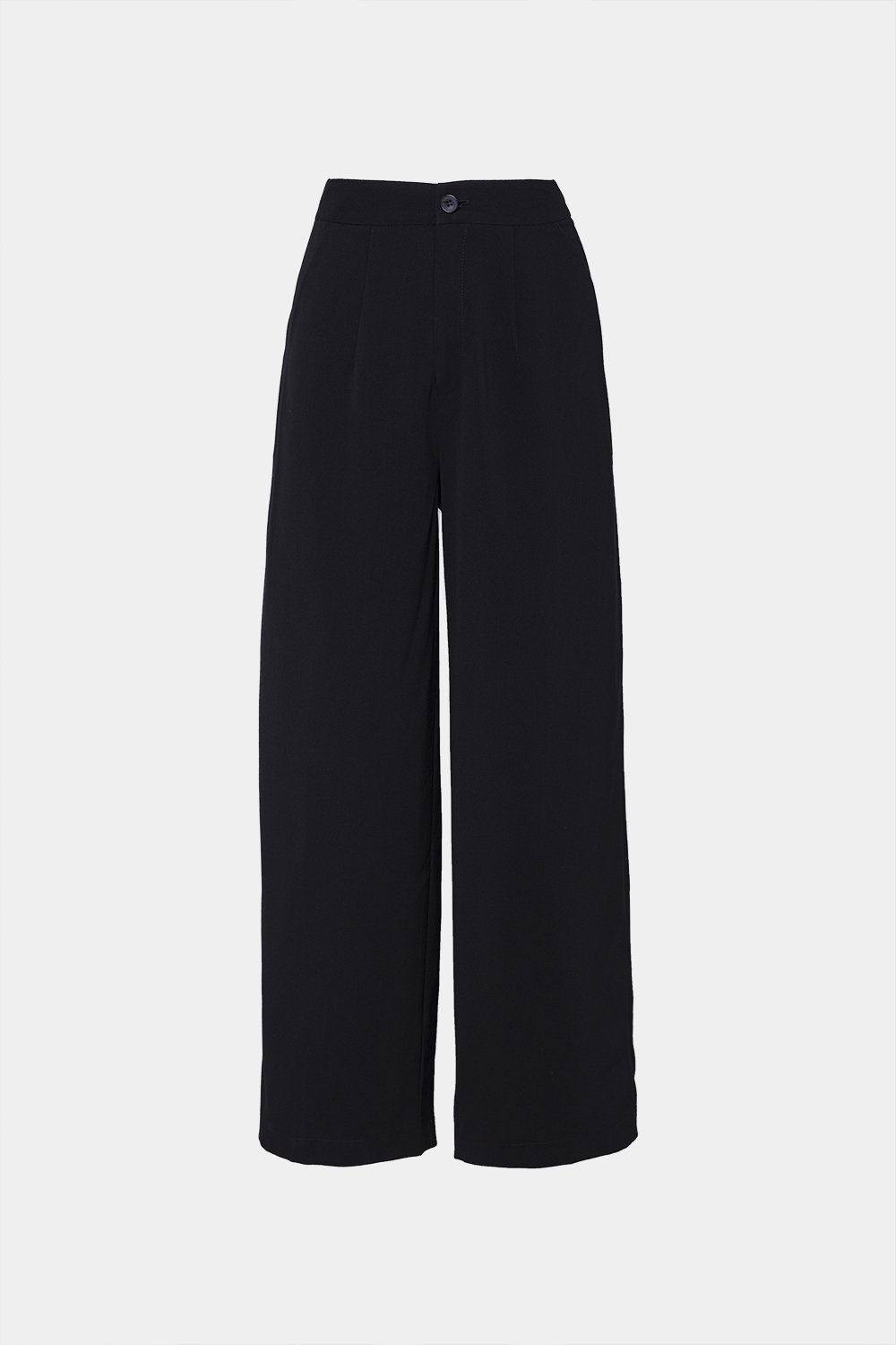 Quần đen ống suông lưng cao 