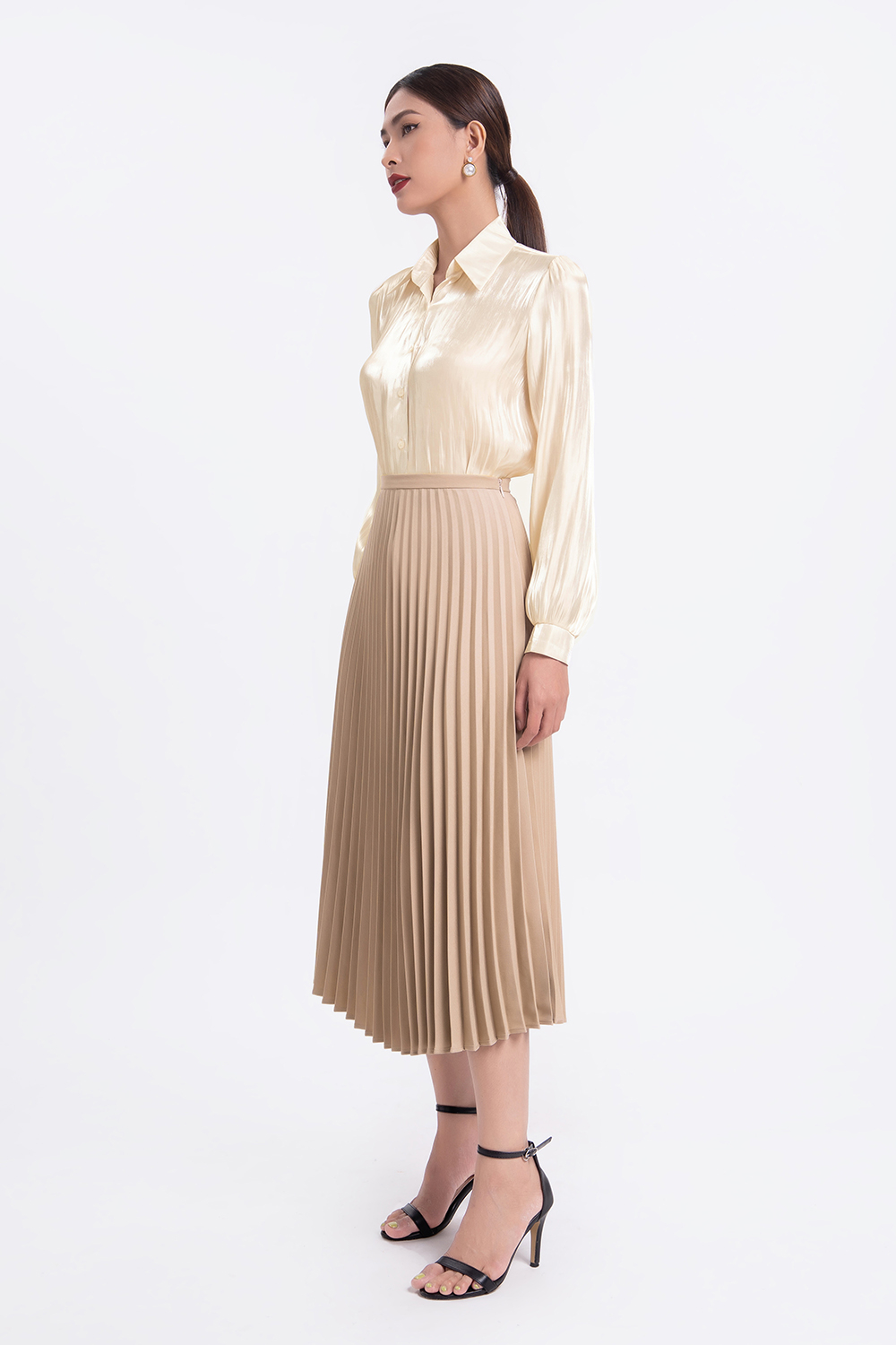 Áo sơ mi nữ hàn quốc tay dài 