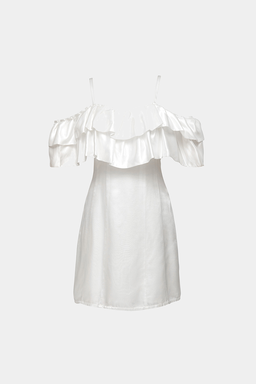 Đầm 2 dây trễ vai Váy trắng ngắn hai dây cao cấp dáng chữ A  MiNhi   MiNhi Fashion