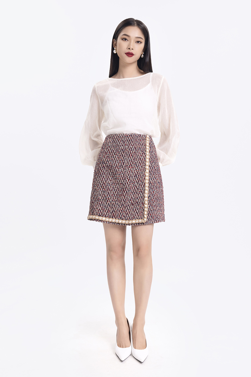Ảnh thật) Chân váy Zara dáng chữ A có quần | Shopee Việt Nam