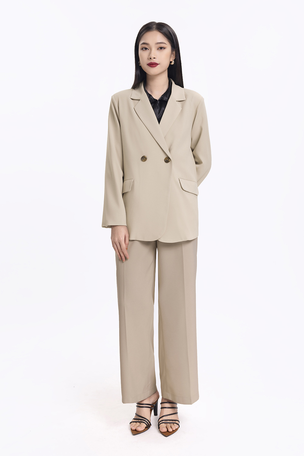 Quần công sở nữ ống suông 