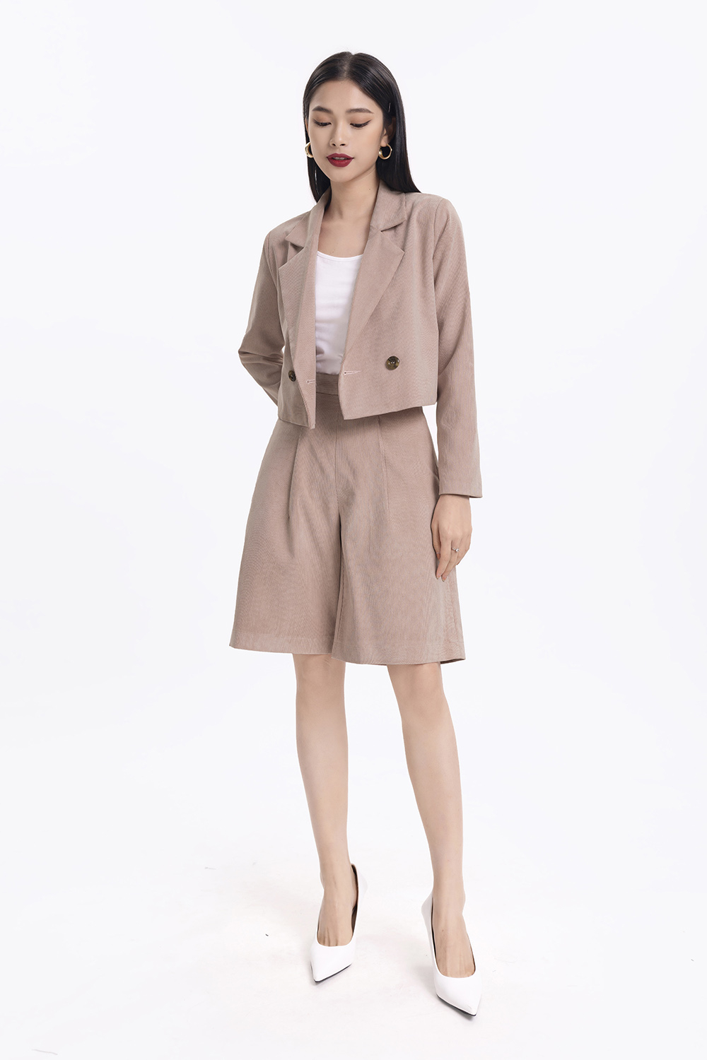 Quần ngố nữ ống rộng 