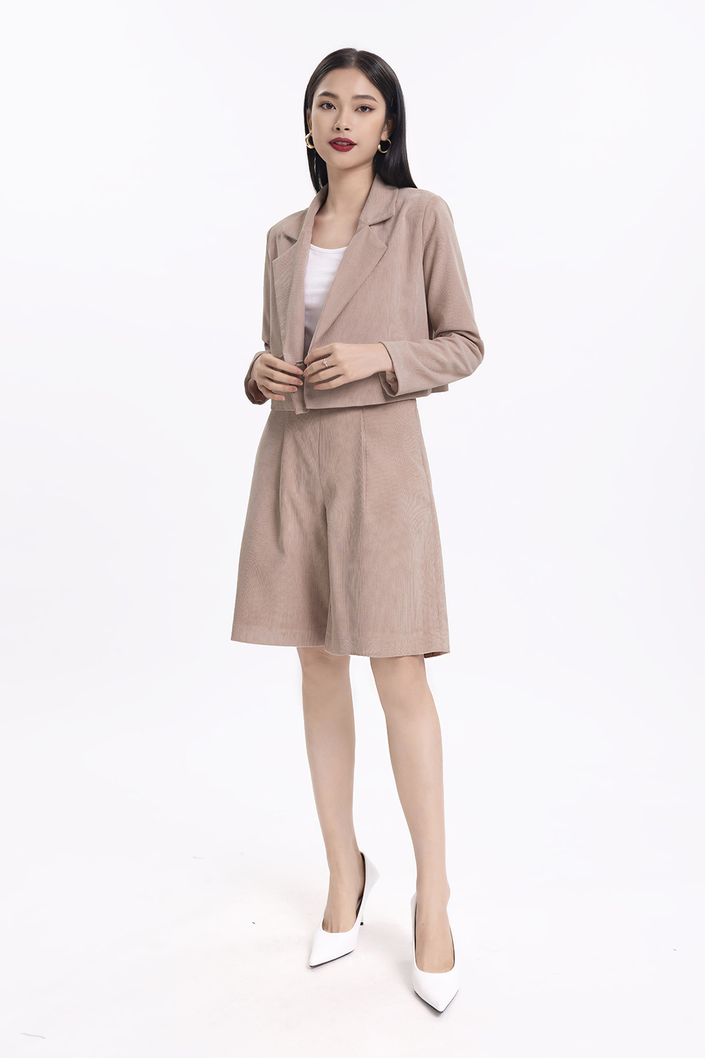 Quần ngố nữ ống rộng 