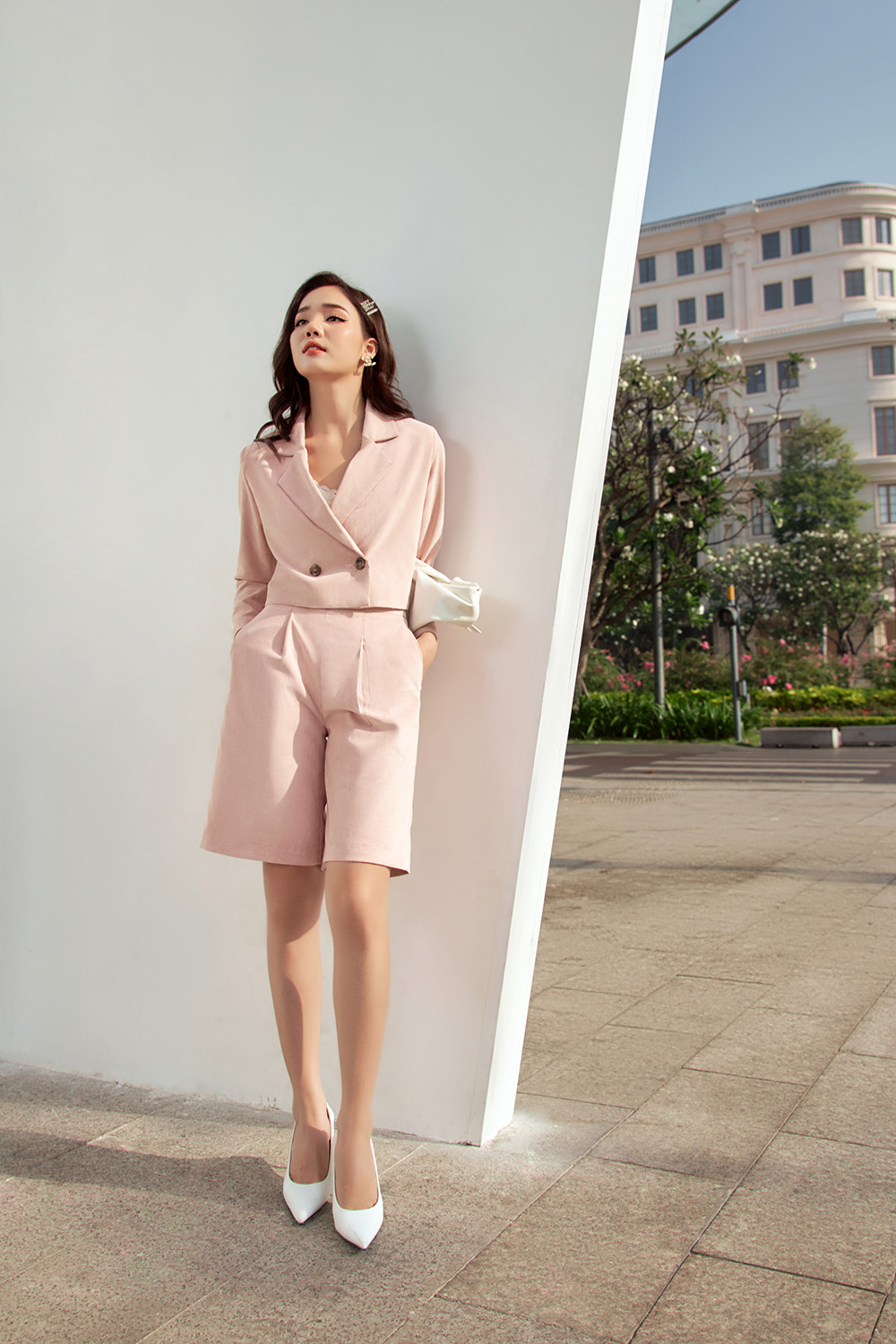 Quần ngố nữ ống rộng 