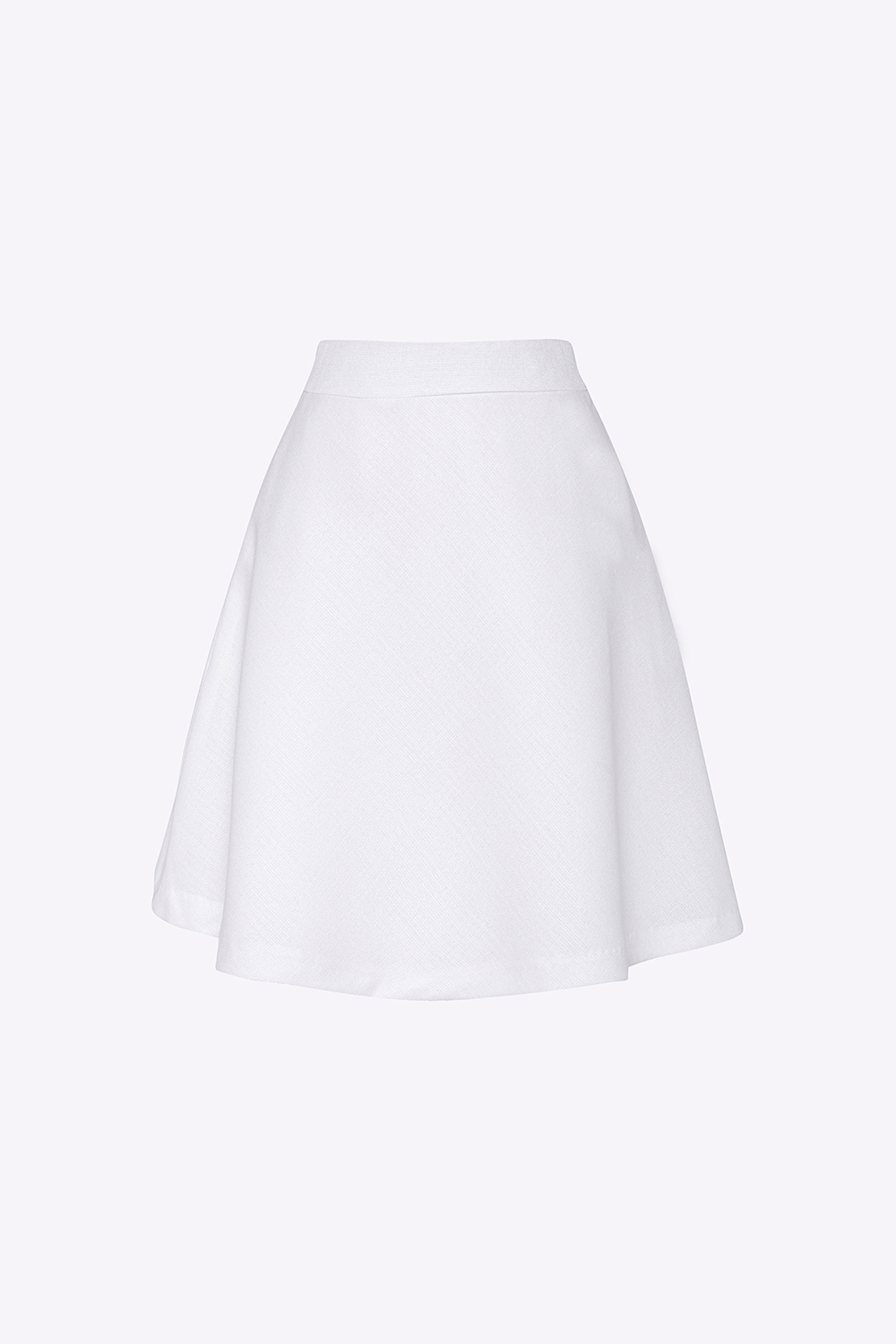 Chân váy trắng dáng xòe 