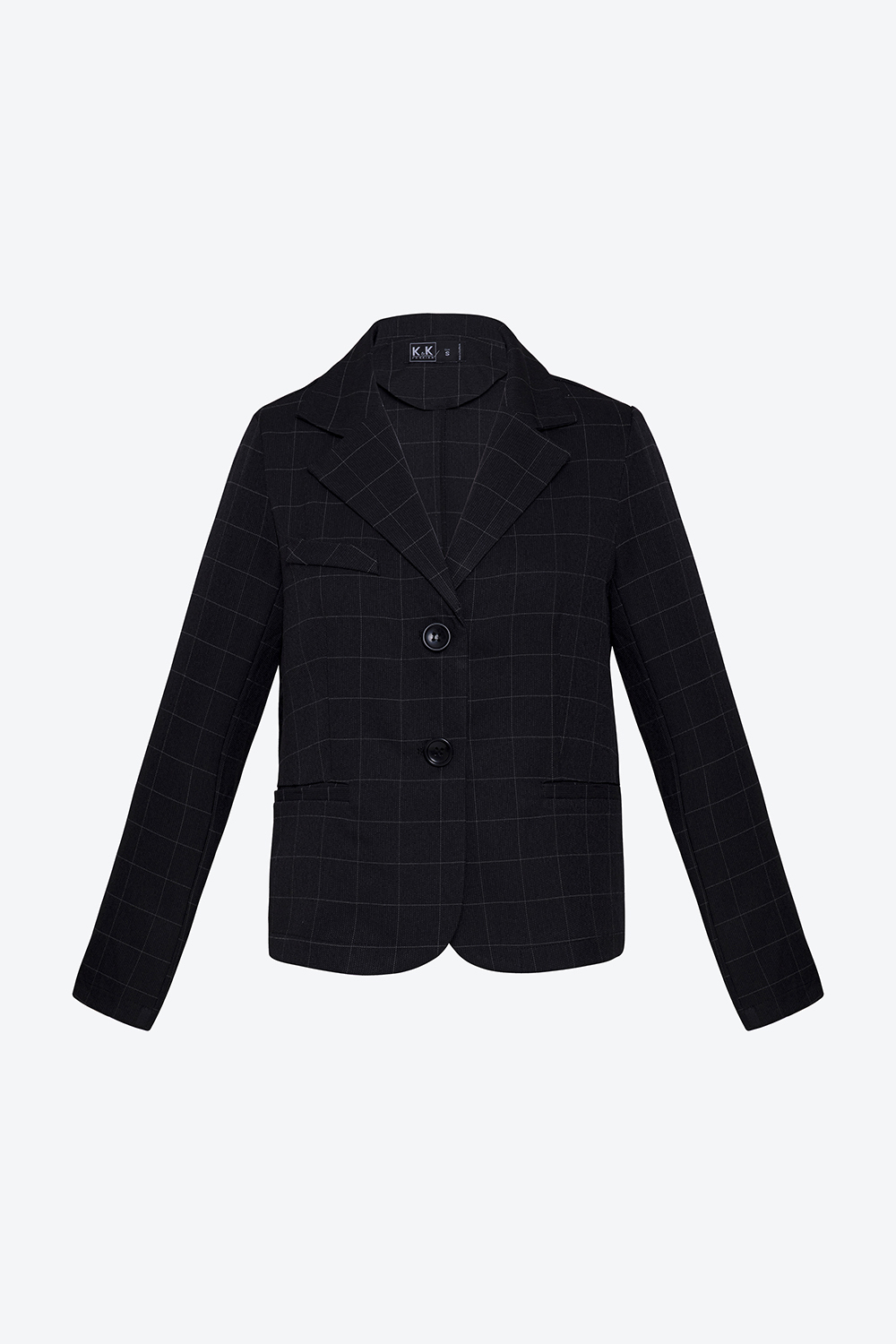 Áo khoác caro lửng tay dài 