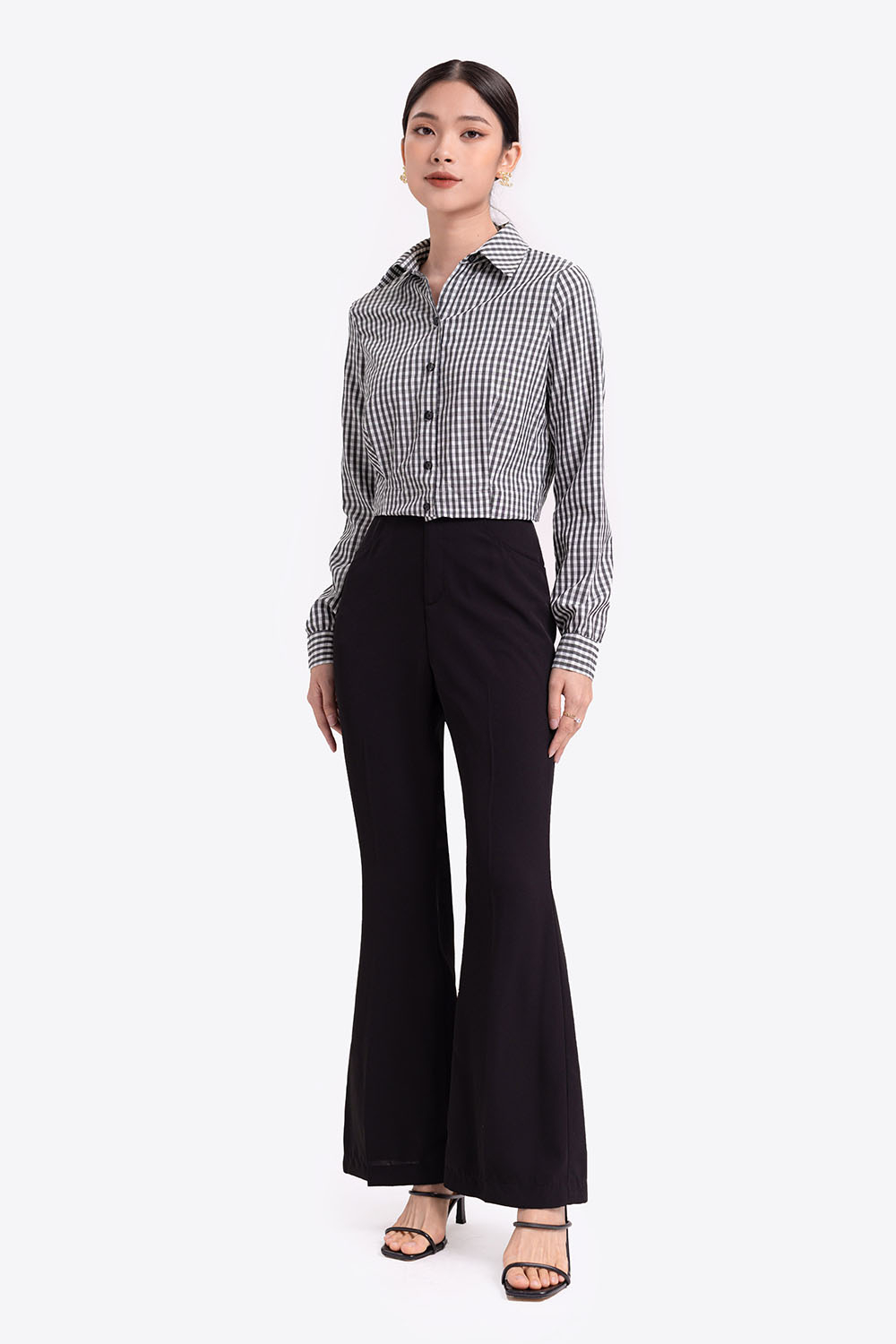 Áo sơ mi caro tay dài 