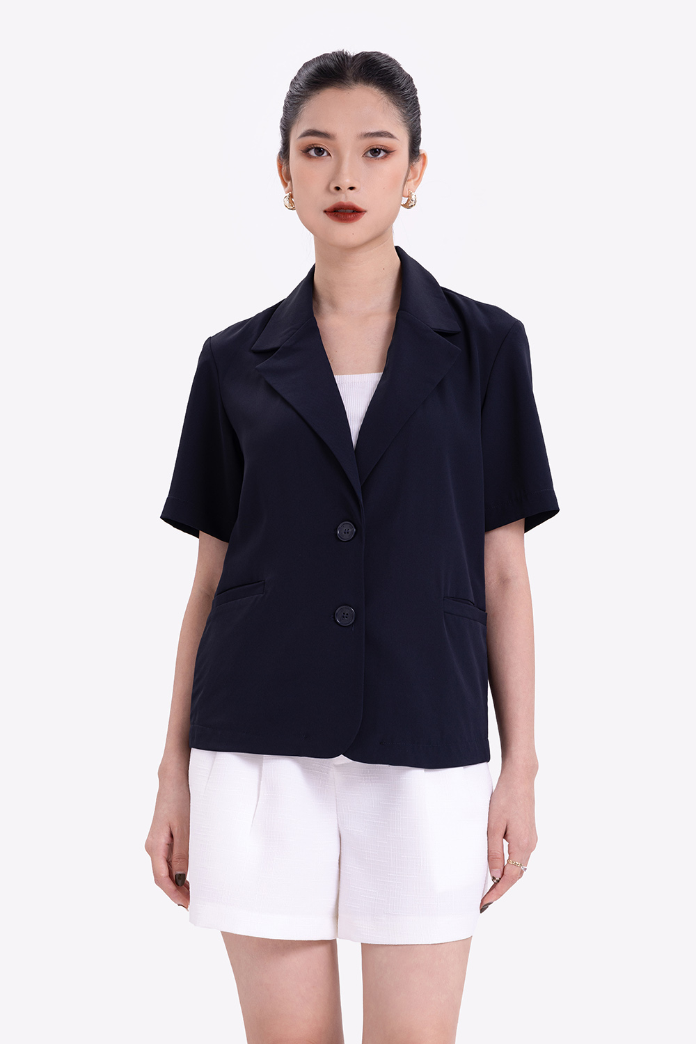Áo blazer ngắn tay 