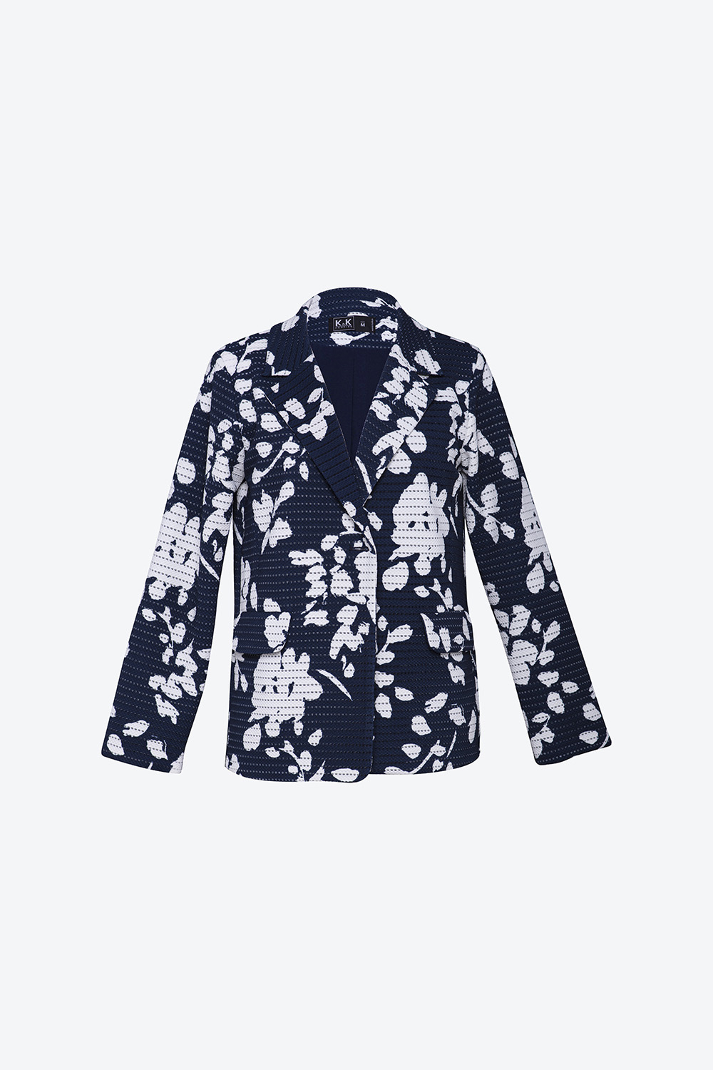 Áo khoác blazer họa tiết hoa 