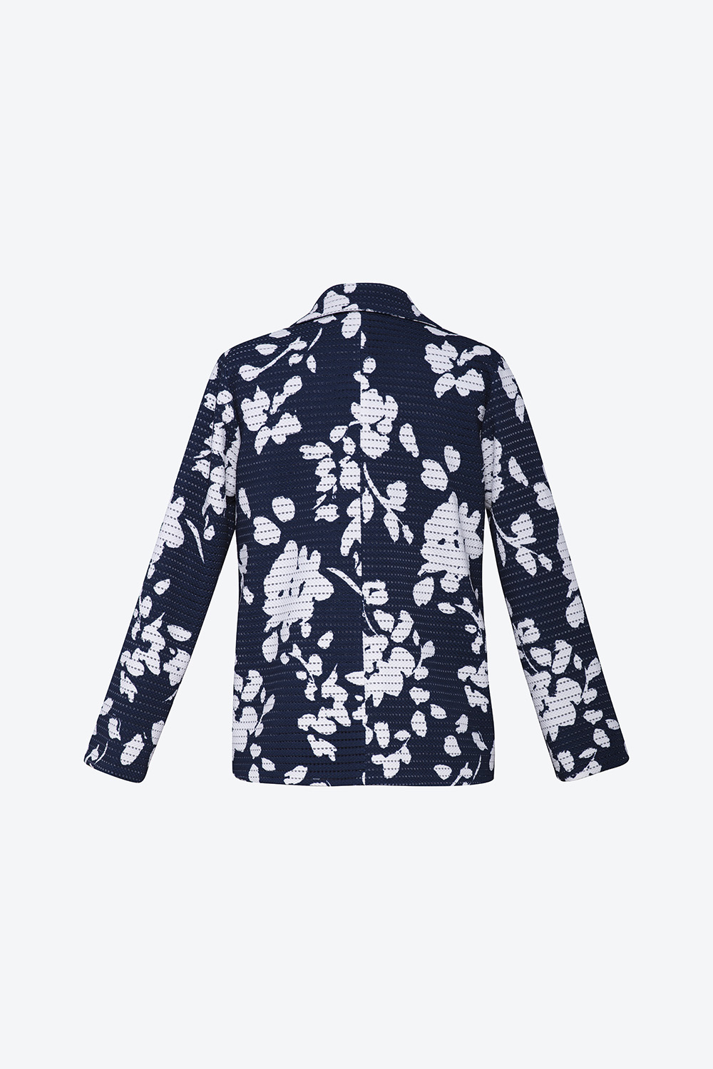 Áo khoác blazer họa tiết hoa 