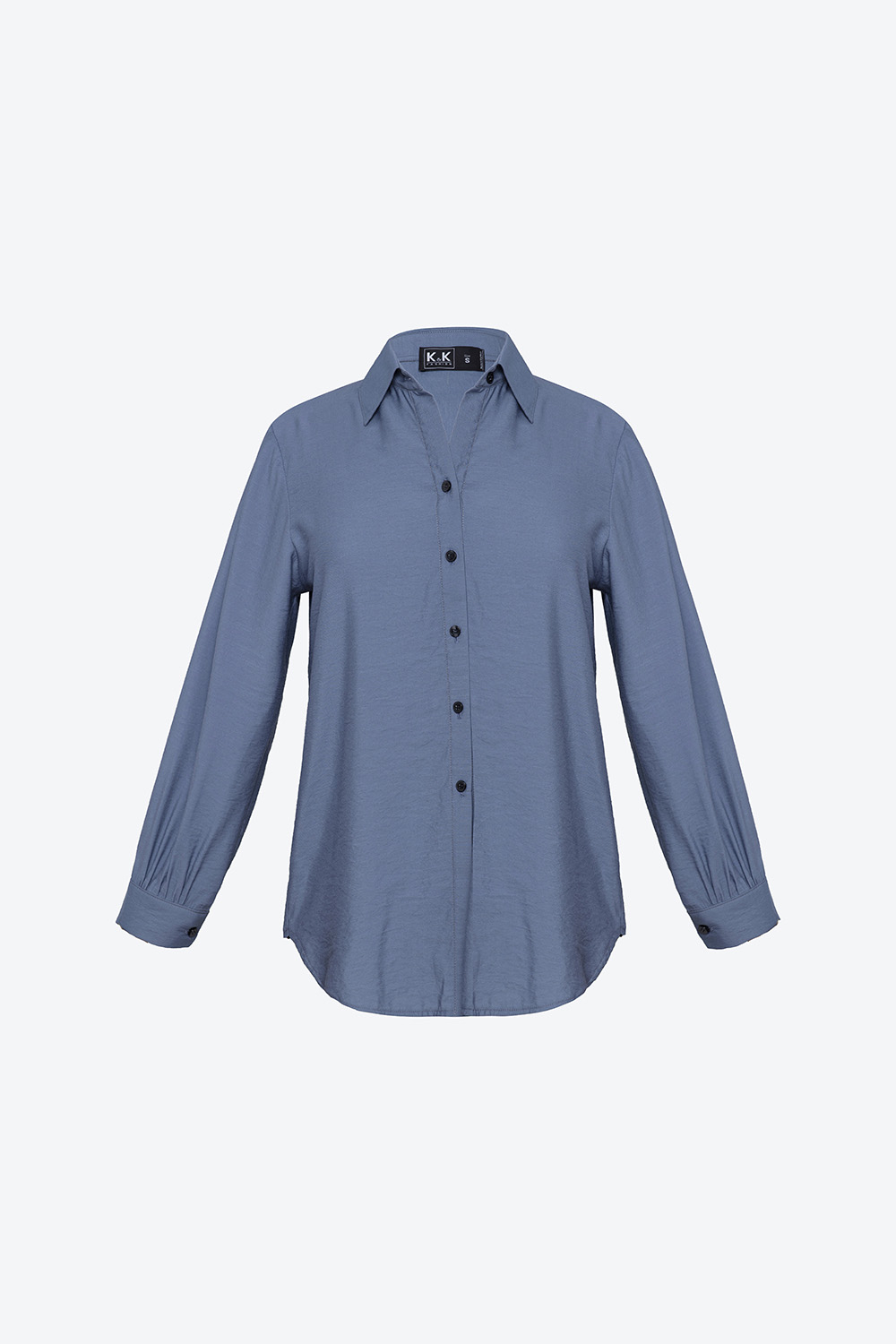 Áo sơ mi xanh dài tay 