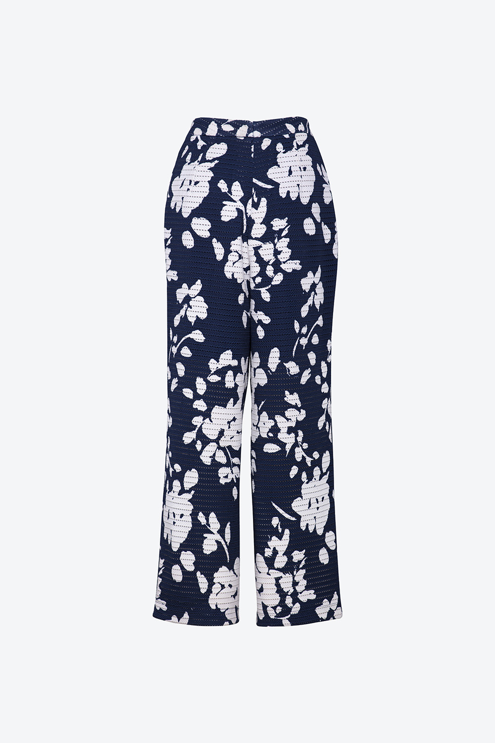 Quần ống suông họa tiết hoa 