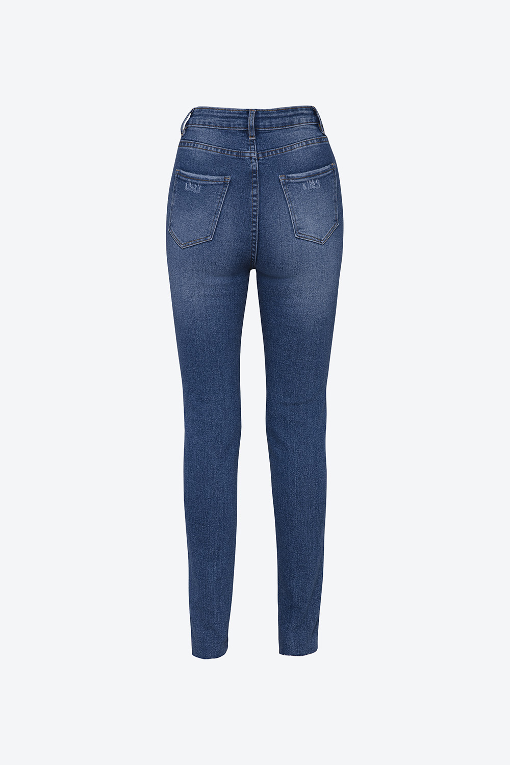 Quần jeans nữ dáng skinny lưng cao 