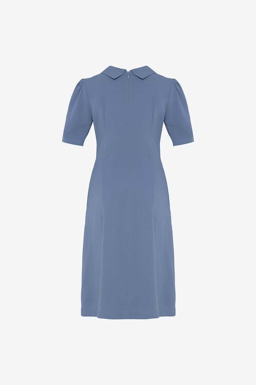 Đầm chữ A cổ đan tông tùng đắp chéo 