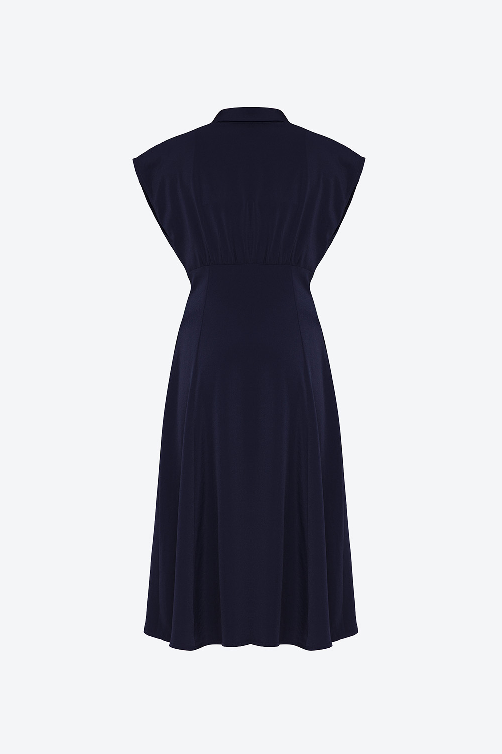 Đầm sơ mi dáng xòe 