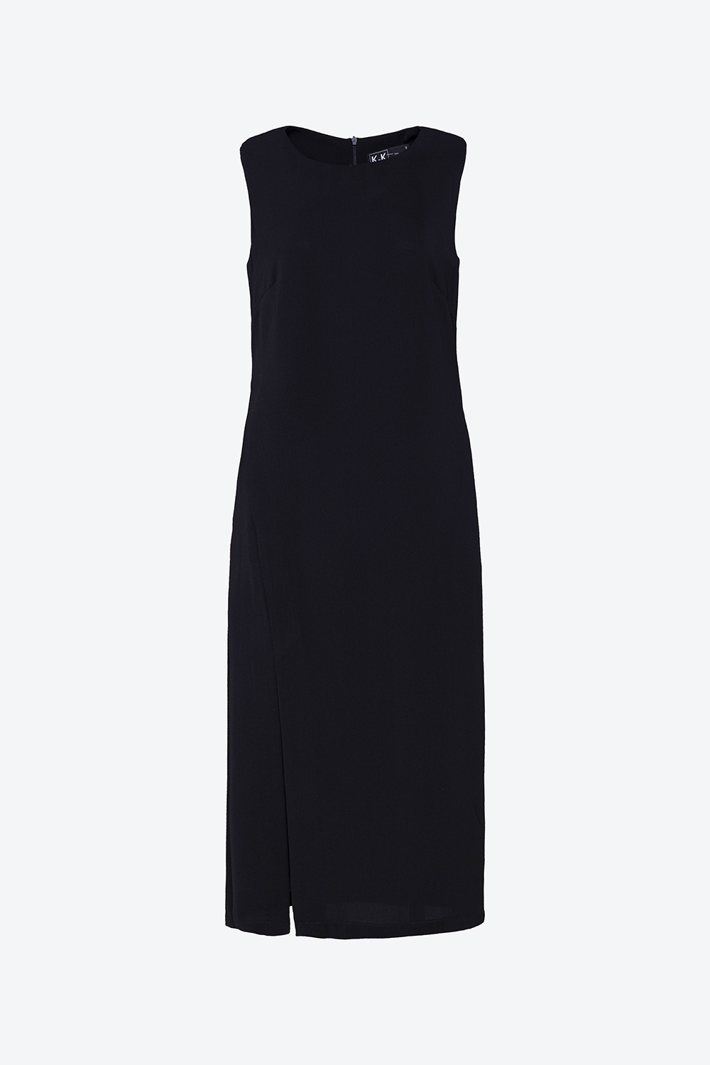 Đầm đen sát nách xẻ tùng 