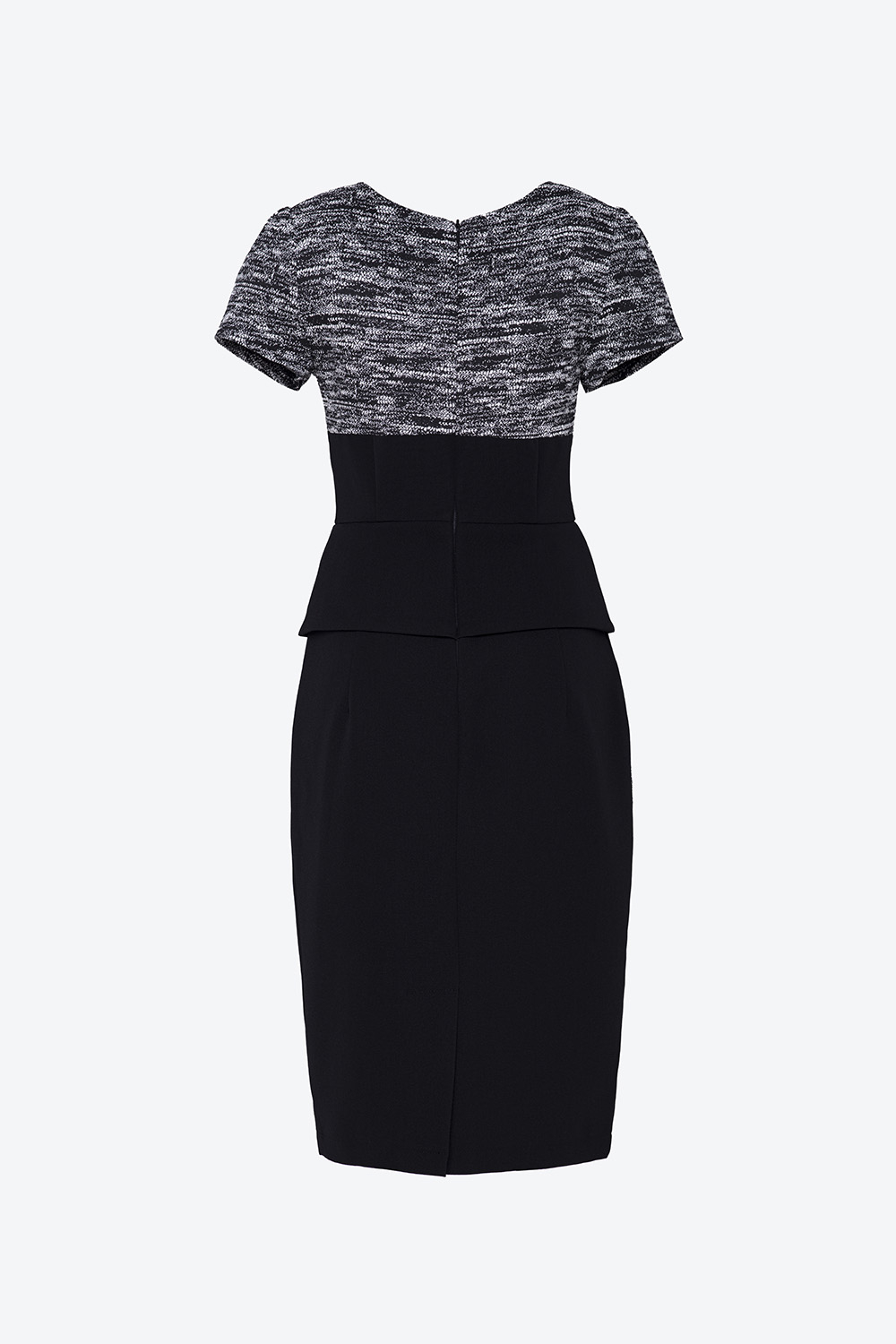 Đầm chữ A ngực phối họa tiết 