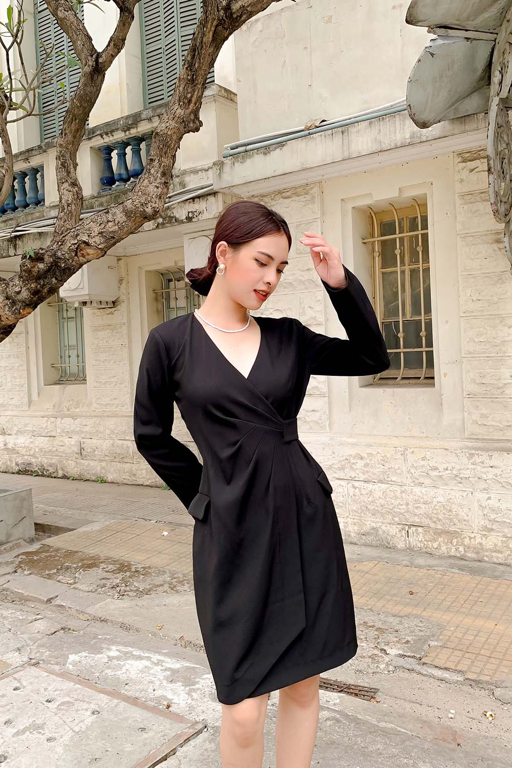 Chân Váy Jean Dài Xẻ Tà- Như Ý Boutique