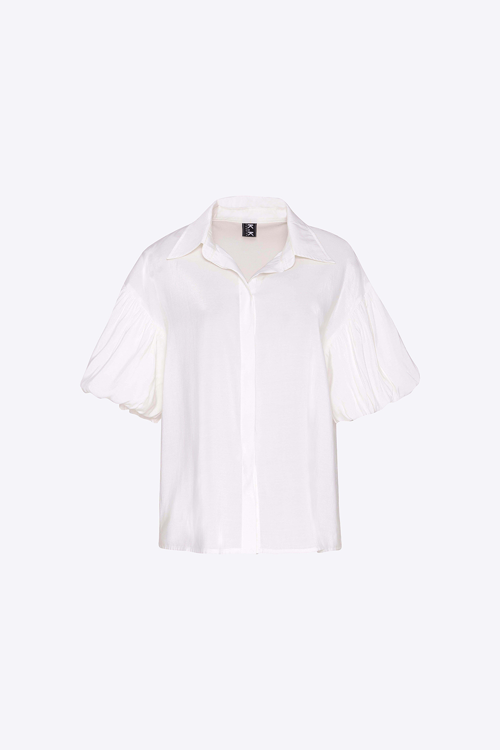 Áo sơ mi trắng công sở tay phồng 