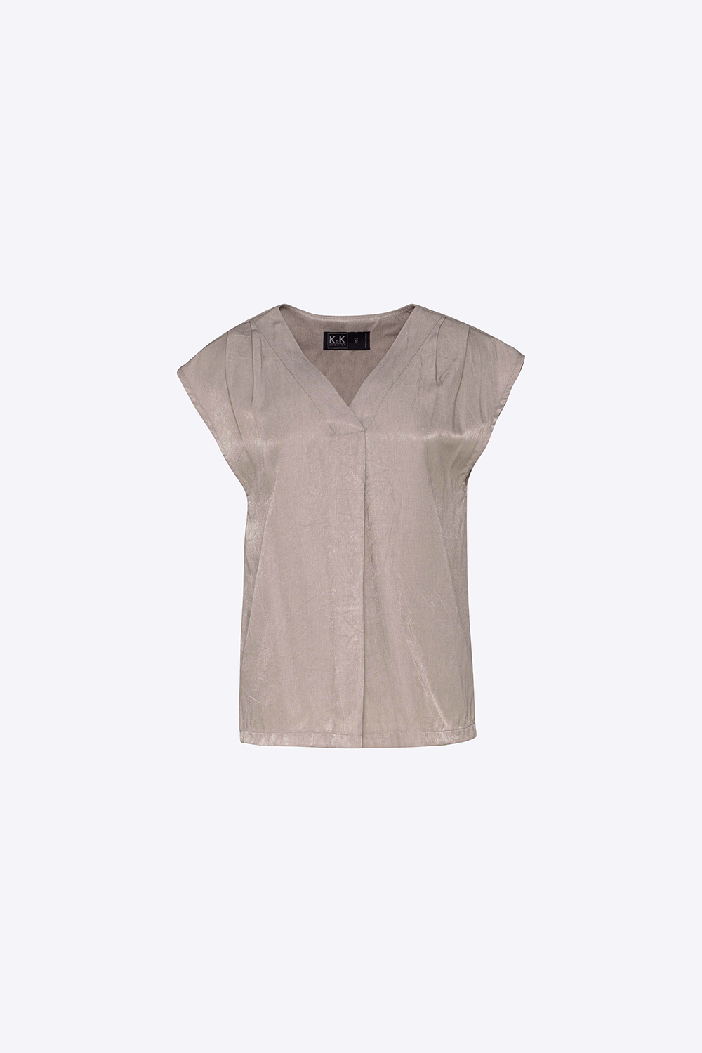 Áo nữ lụa kiểu tay hến 