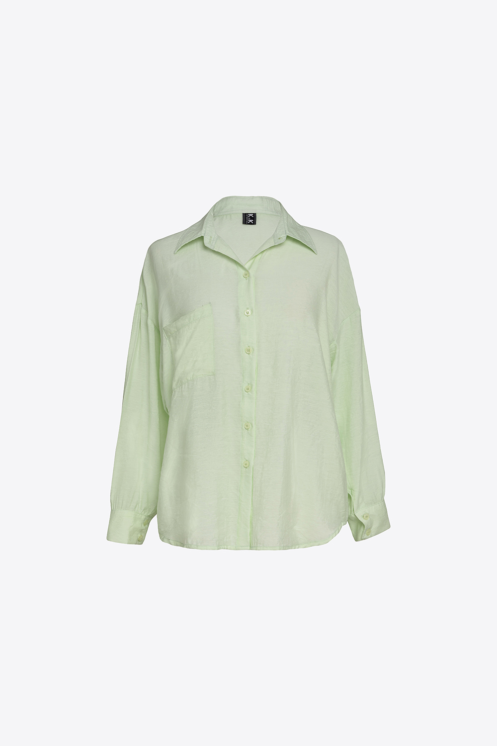 Áo sơ mi công sở xanh pastel 