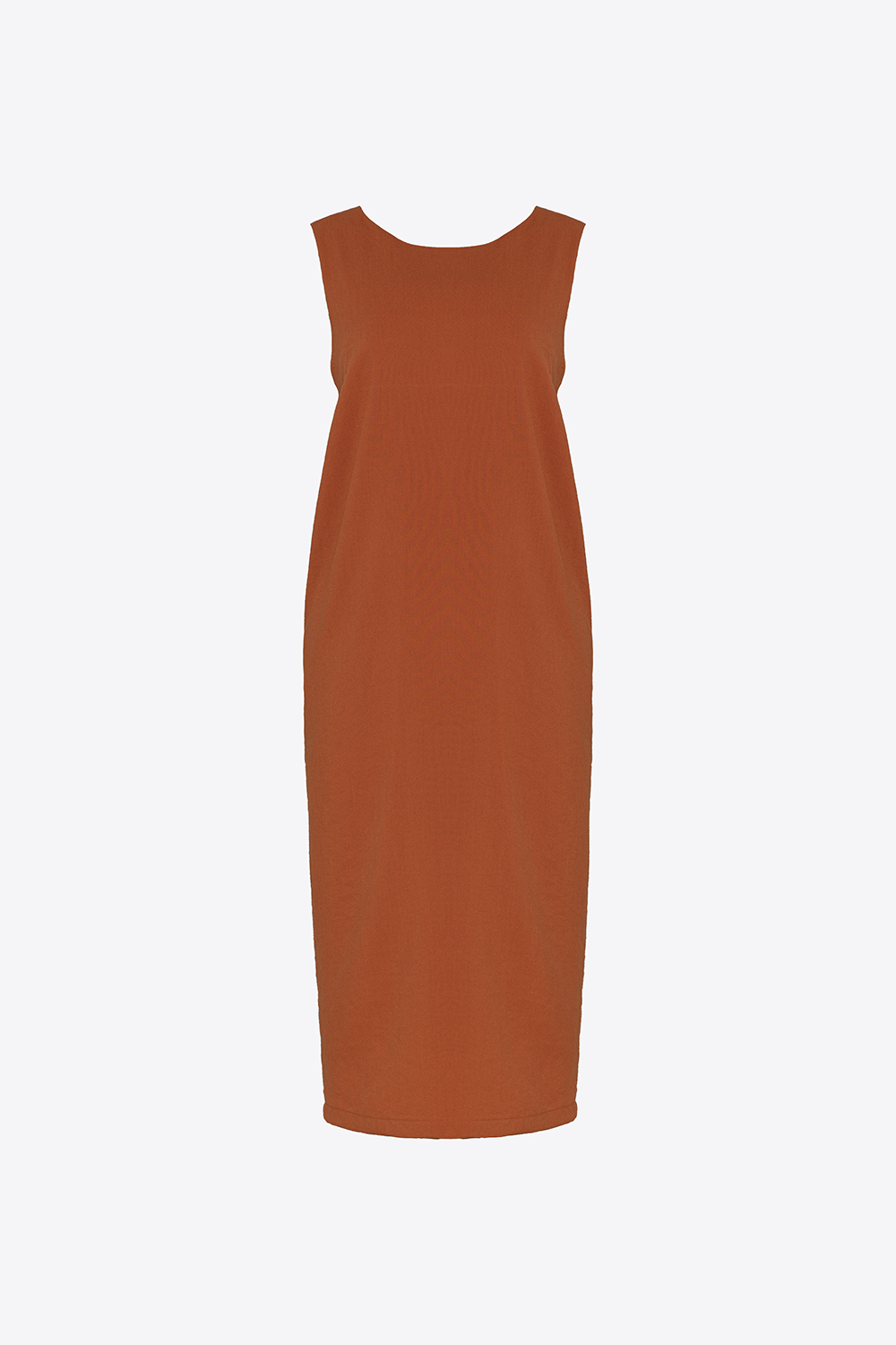 Đầm suông sát nách cách điệu sau lưng 