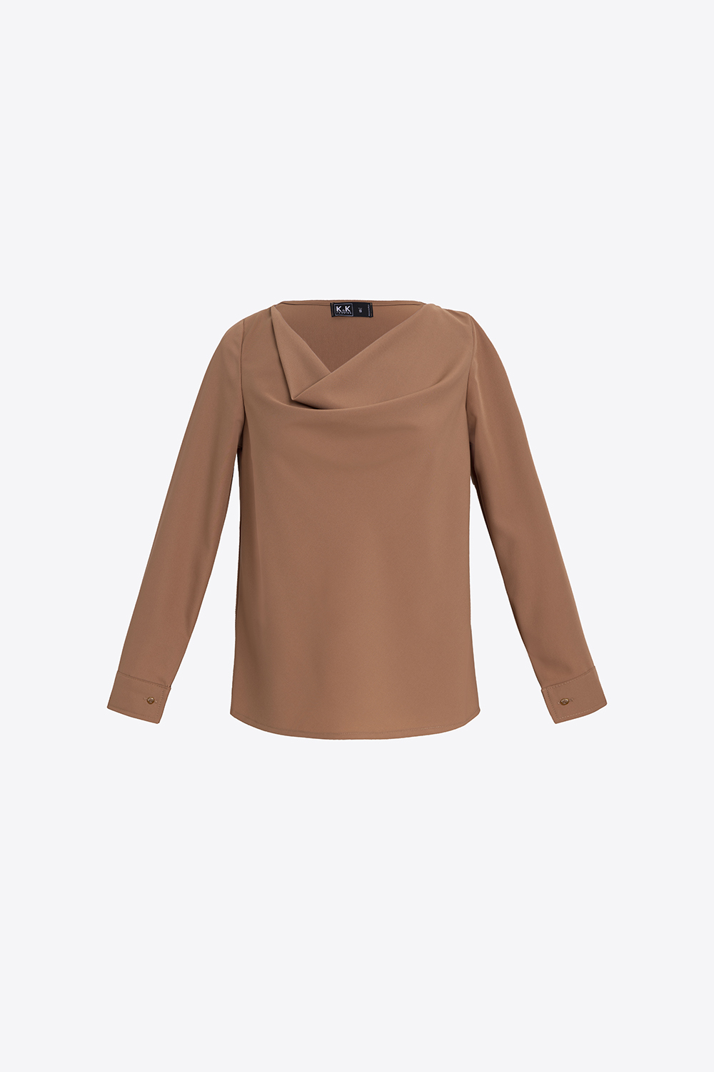 Áo kiểu nữ cổ đổ tay dài 