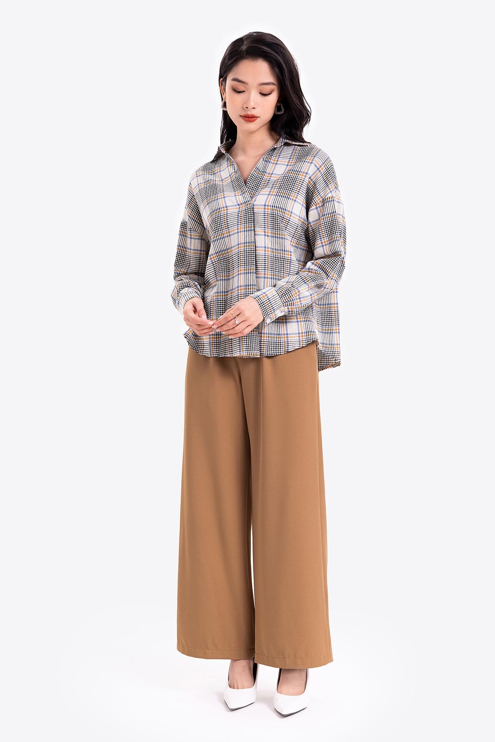 Áo sơ mi kiểu hàn quốc tay dài 