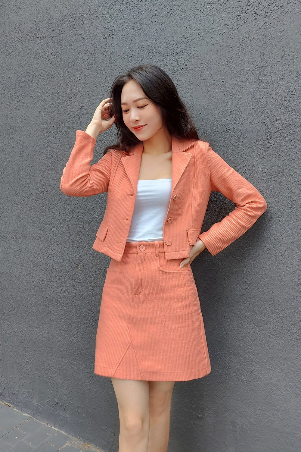 Chân váy ngắn dáng chữ A 