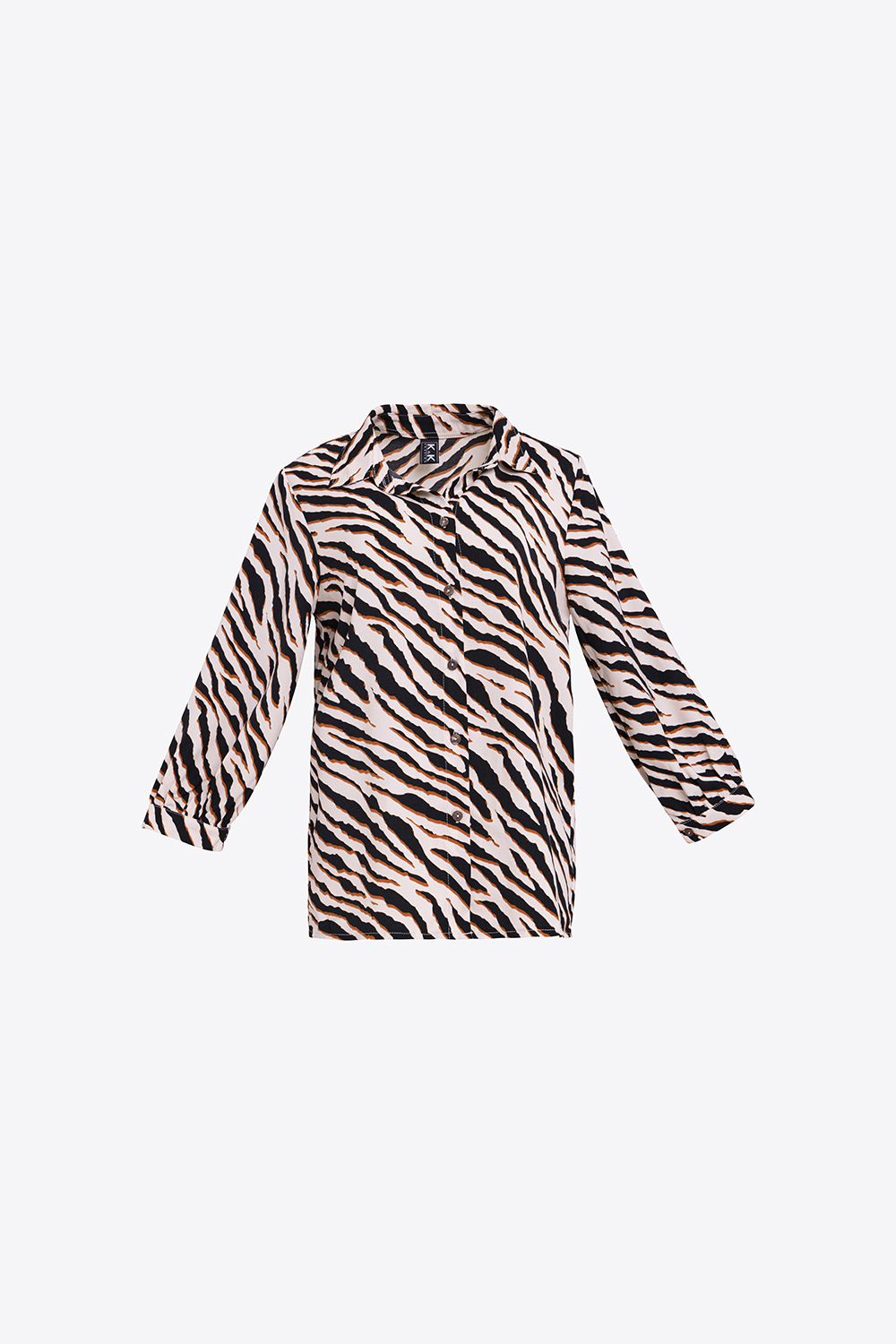 Áo sơ mi nữ công sở họa tiết beo