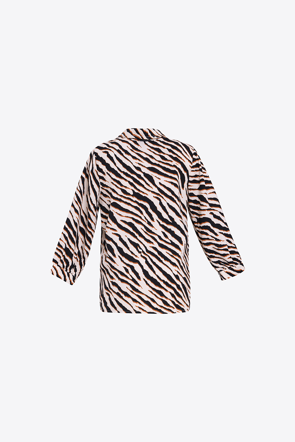 Áo sơ mi nữ công sở họa tiết beo