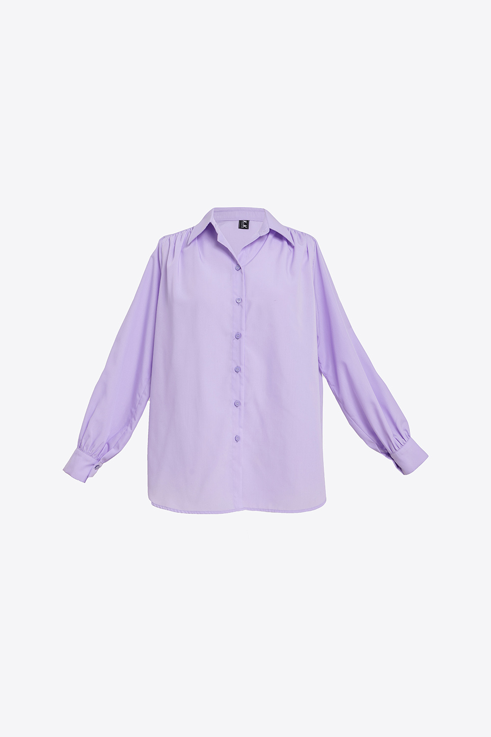 Áo sơ mi nữ công sở vai xếp ly 