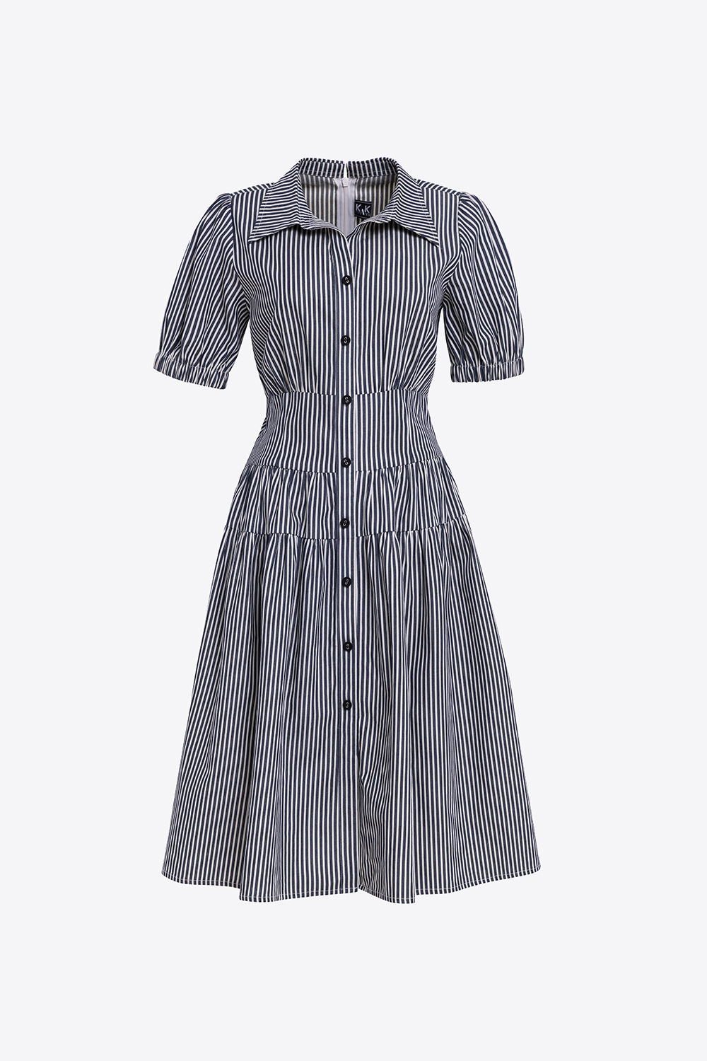 Đầm sơ mi nữ kẻ sọc dáng suông Vintage Váy sơ mi Maxi dài tay kèm đai thời  trang học sinh công sở Style Hàn Quốc V8442  Lazadavn