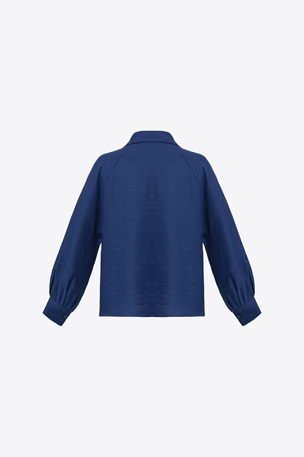 Áo sơ mi nữ công sở màu xanh 