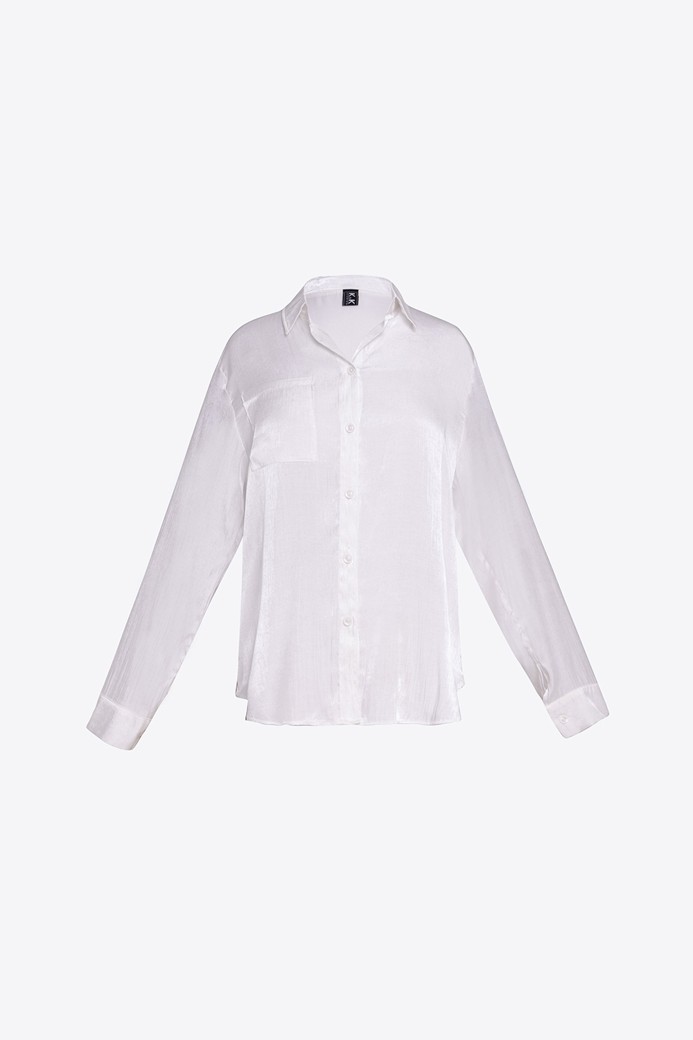 Áo sơ mi trắng công sở phối túi 