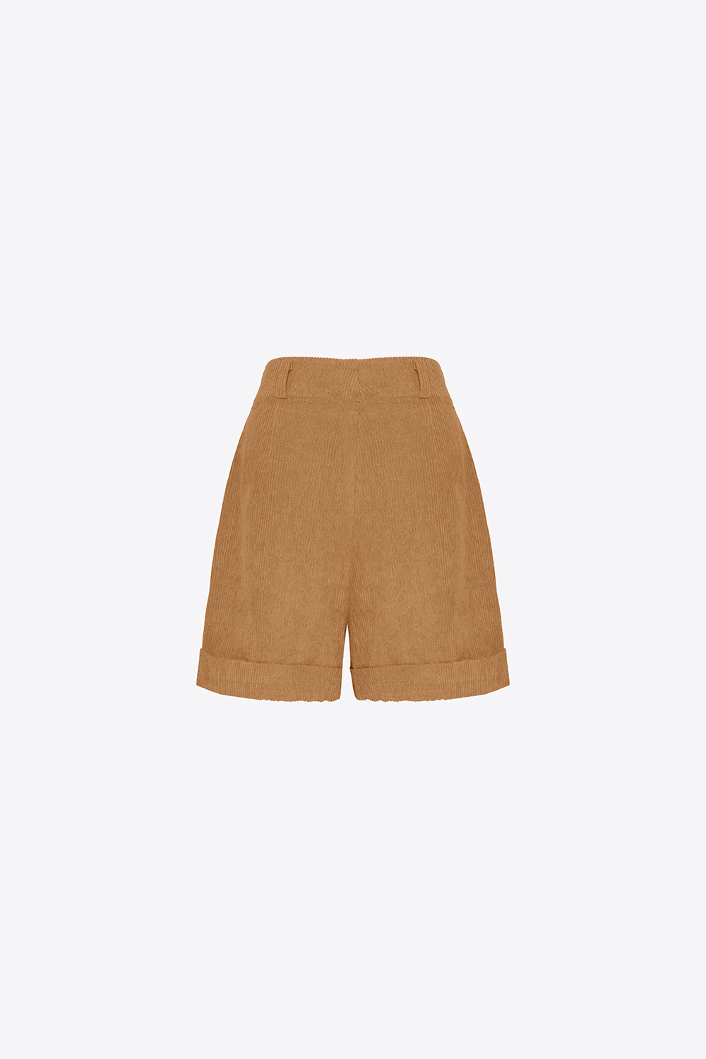 Quần short nữ nhung tăm hai túi 