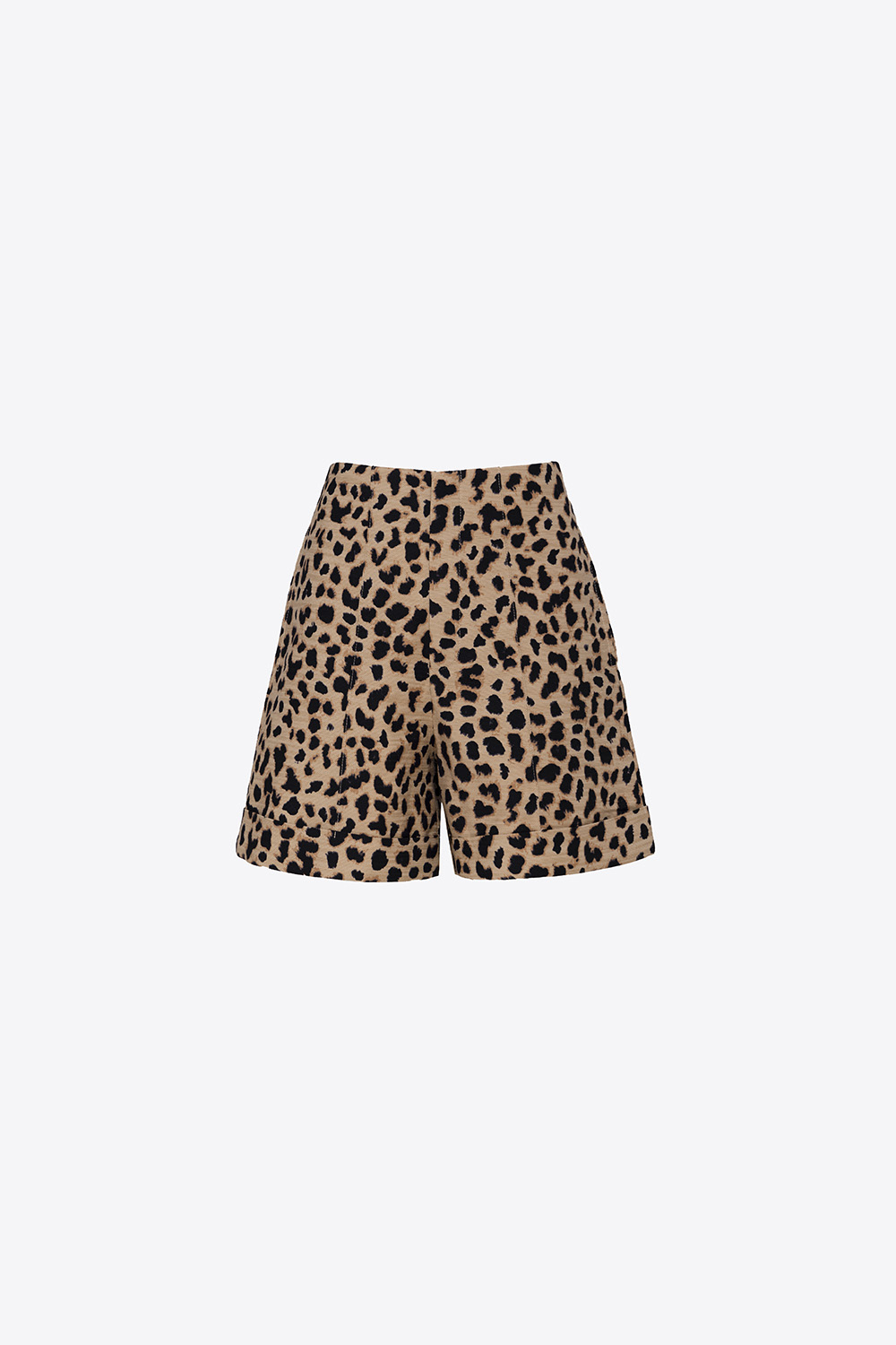 Quần short nữ lai lật họa tiết da beo 
