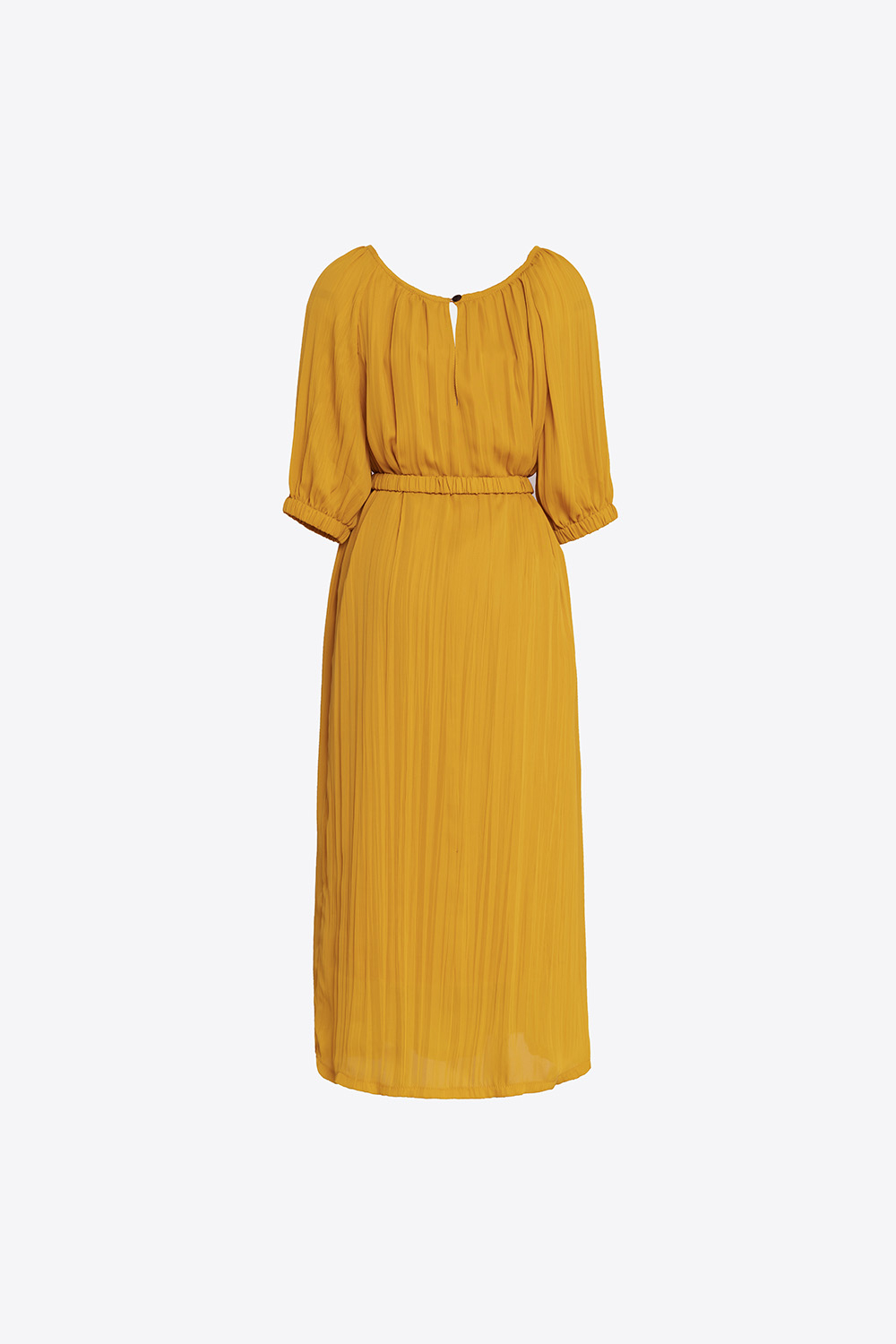 Đầm suông tay lỡ phối dây eo 