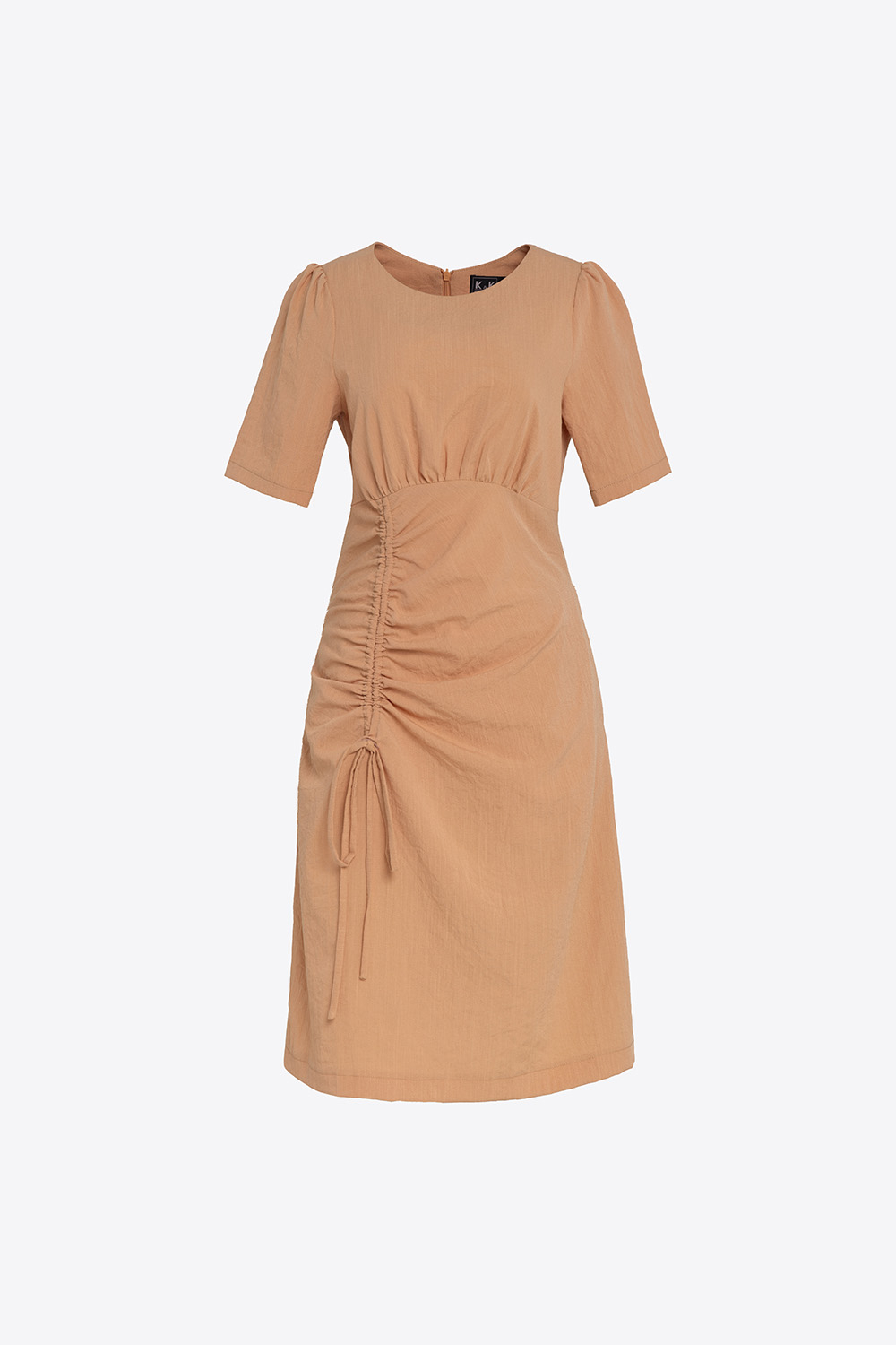 Đầm công sở nữ dáng chữ A rút dây 