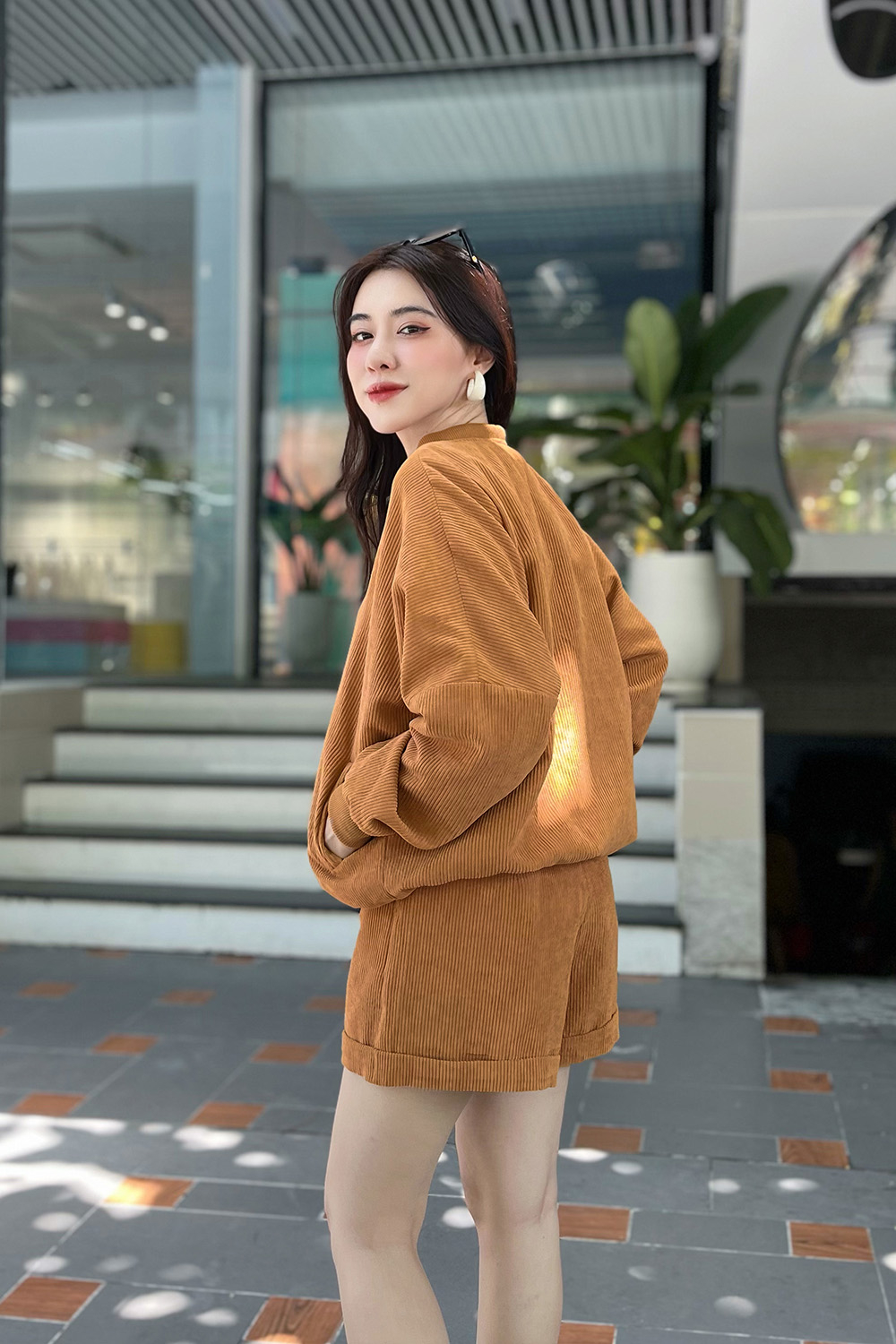 Áo khoác bomber nữ công sở 