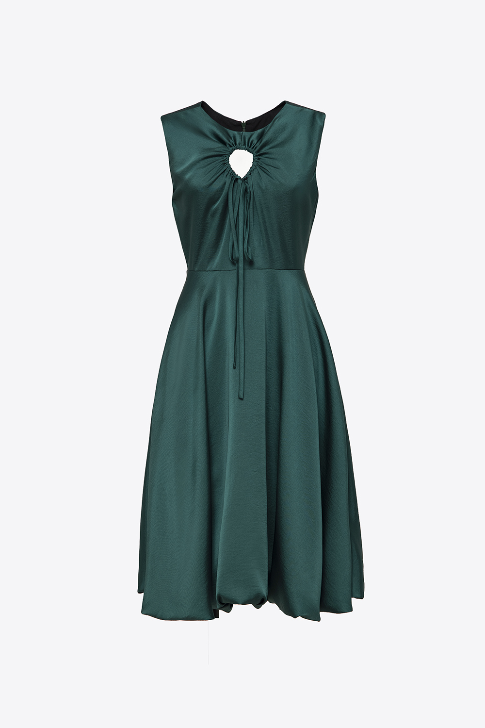 Đầm xòe dự tiệc sát nách ngực cut-out 