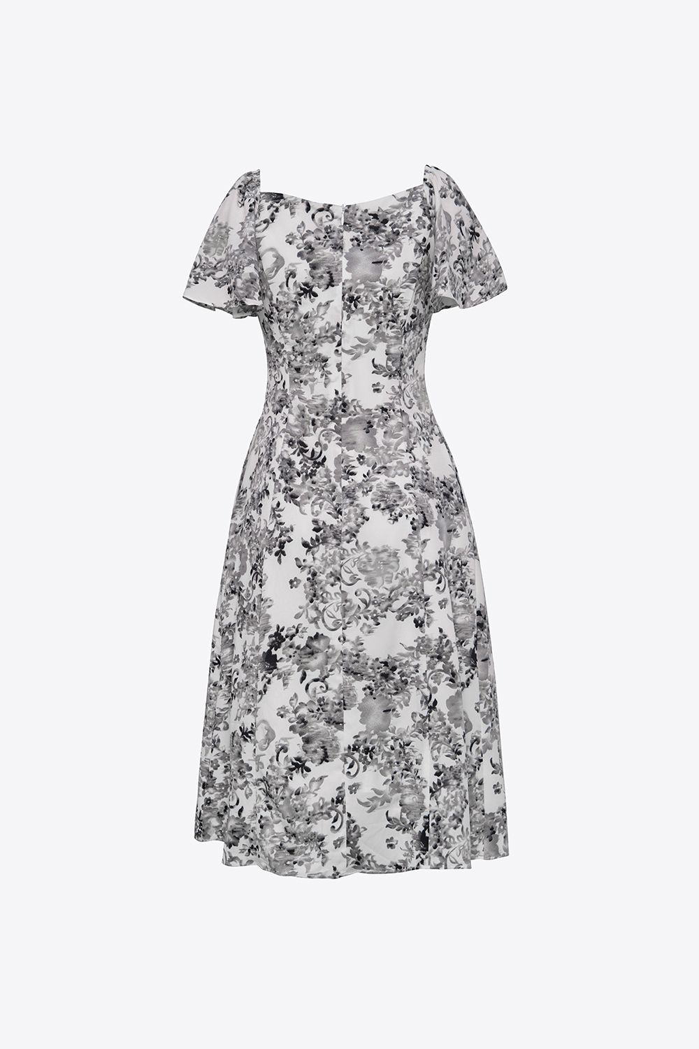 Đầm hoa công sở nữ form chữ A 