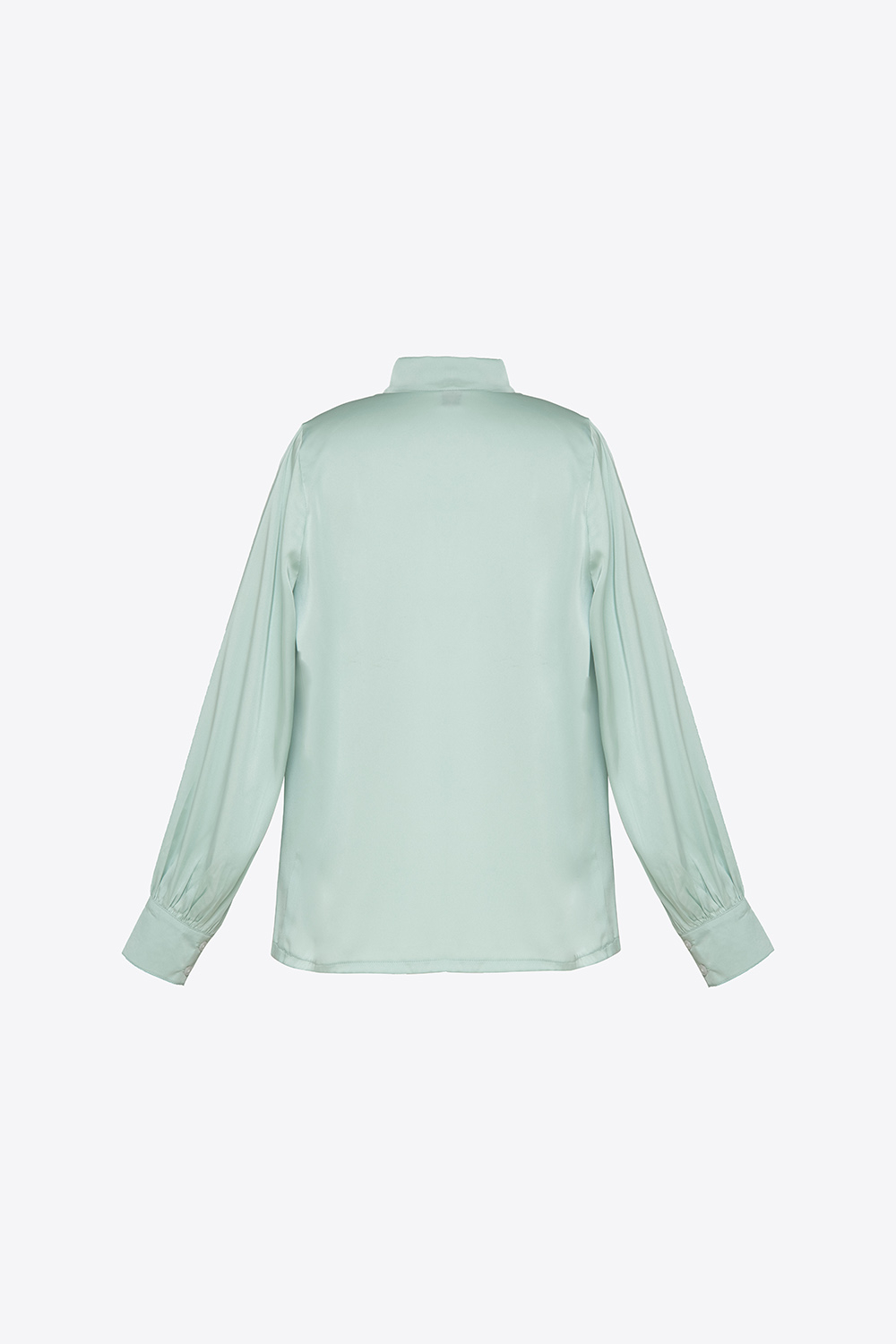 Áo sơ mi công sở tay dài cổ phối nơ 