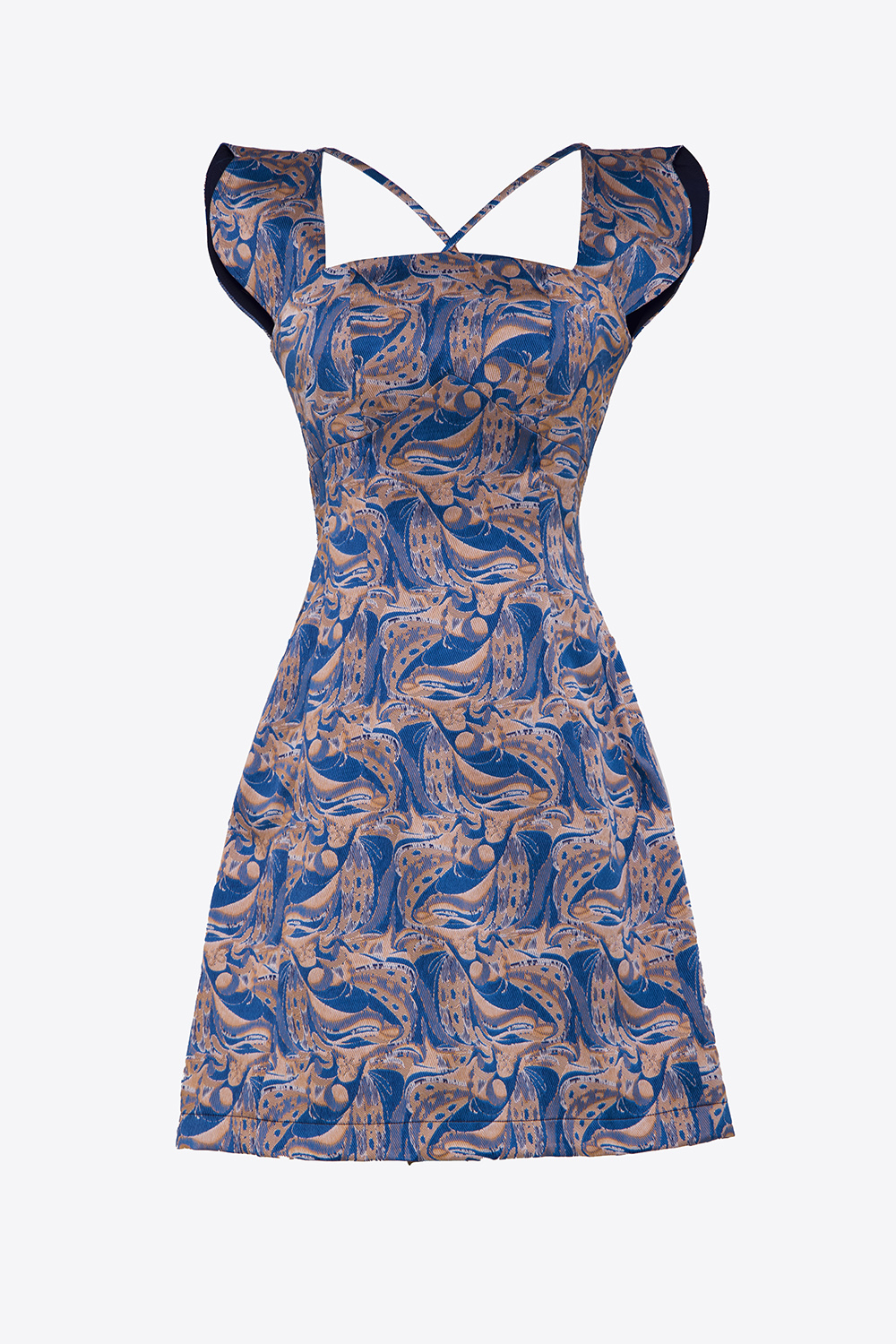 Đầm dự tiệc vải tafta sang trọng 